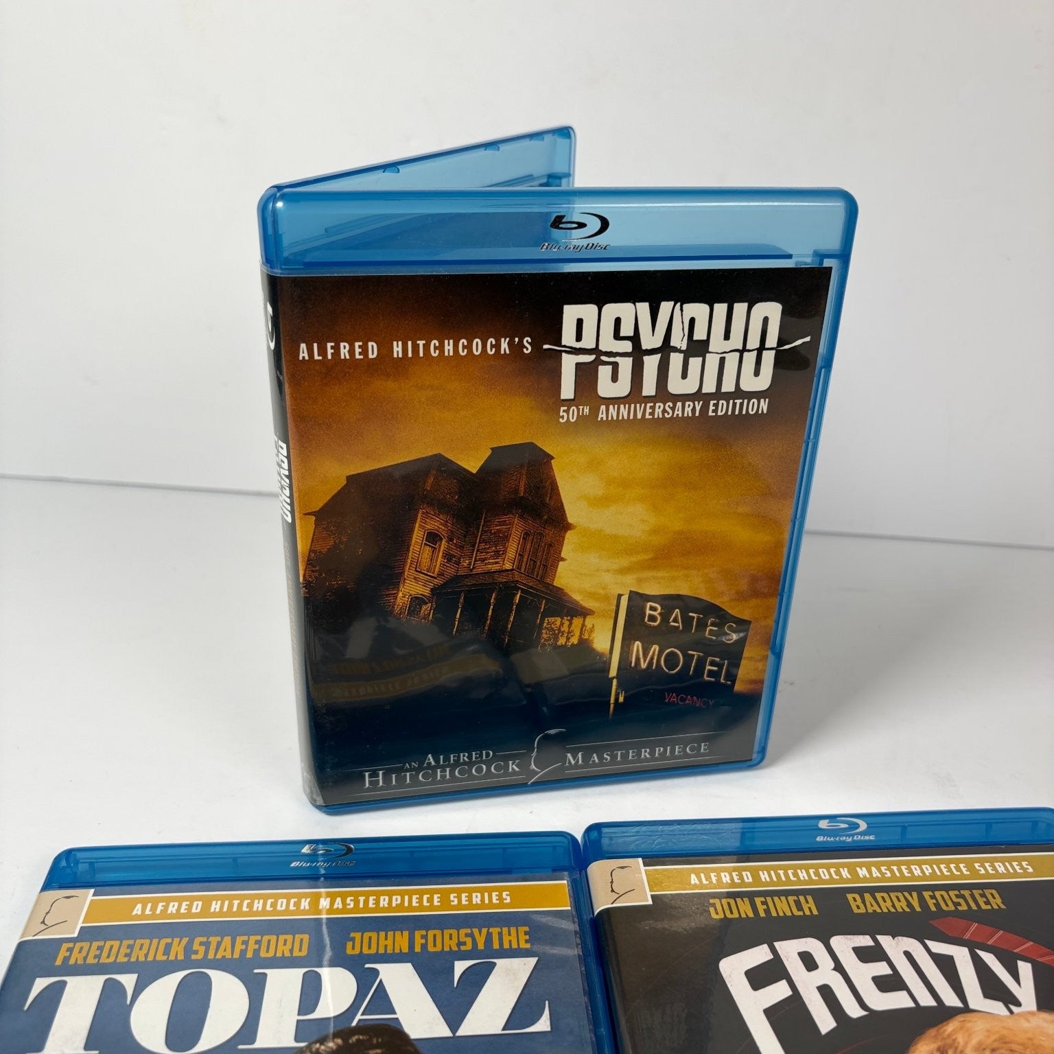 Alfred Hitchcock Masterpiece Blu-ray Lot: Psycho, Topaz, Frenzy