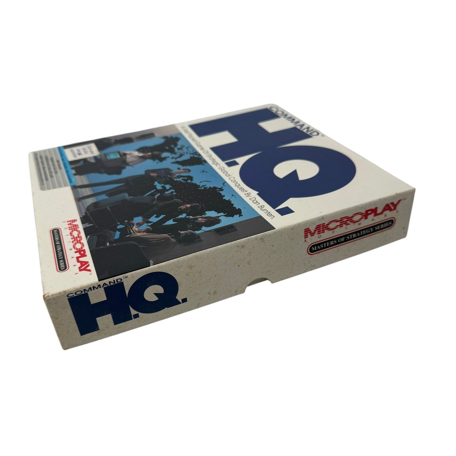 Vintage Command HQ PC Game 5.25" Disks Microplay 1990 Complete Big Box Strategy