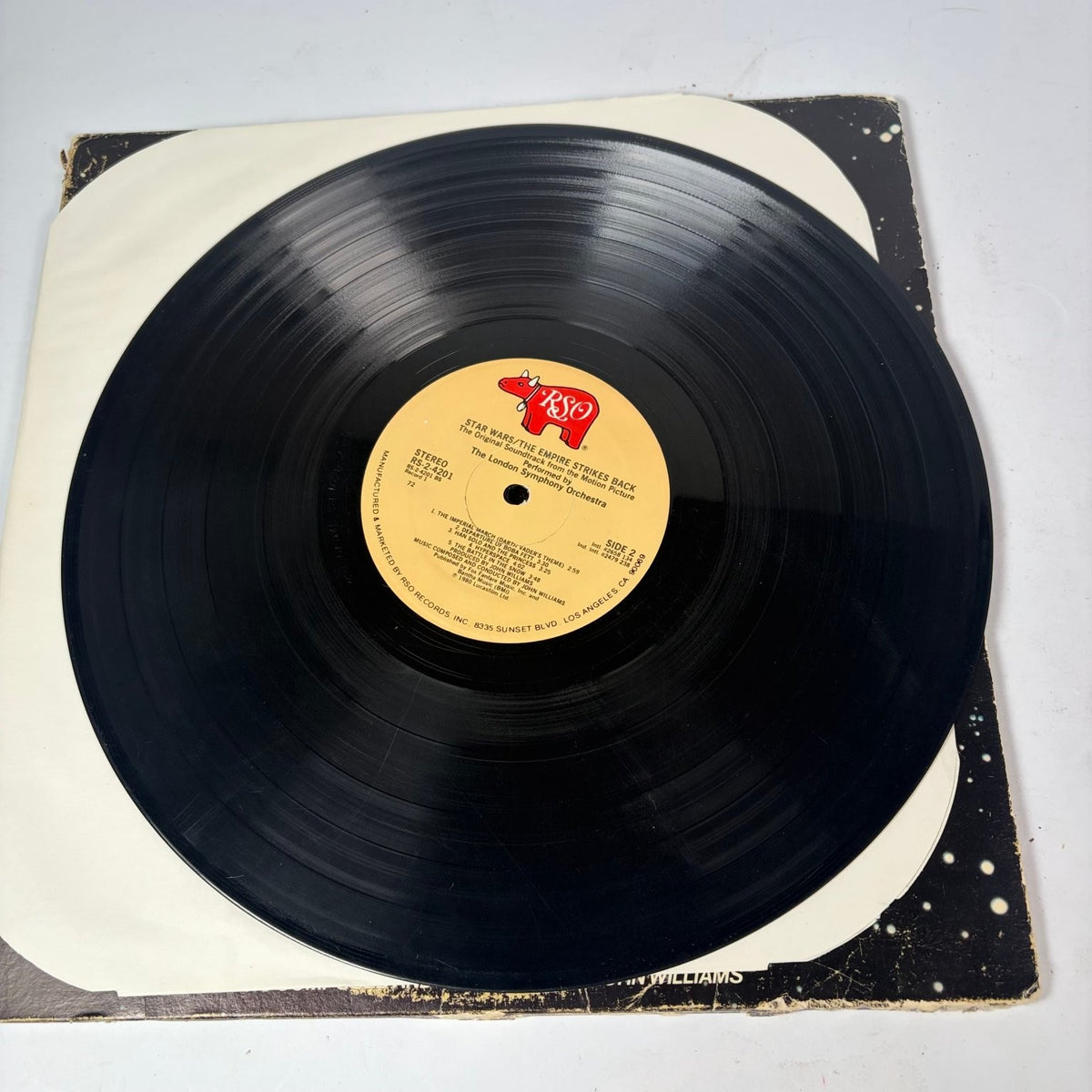 Star Wars The Empire Strikes Back Soundtrack Vinyl 2xLP RSO 1980 John Williams
