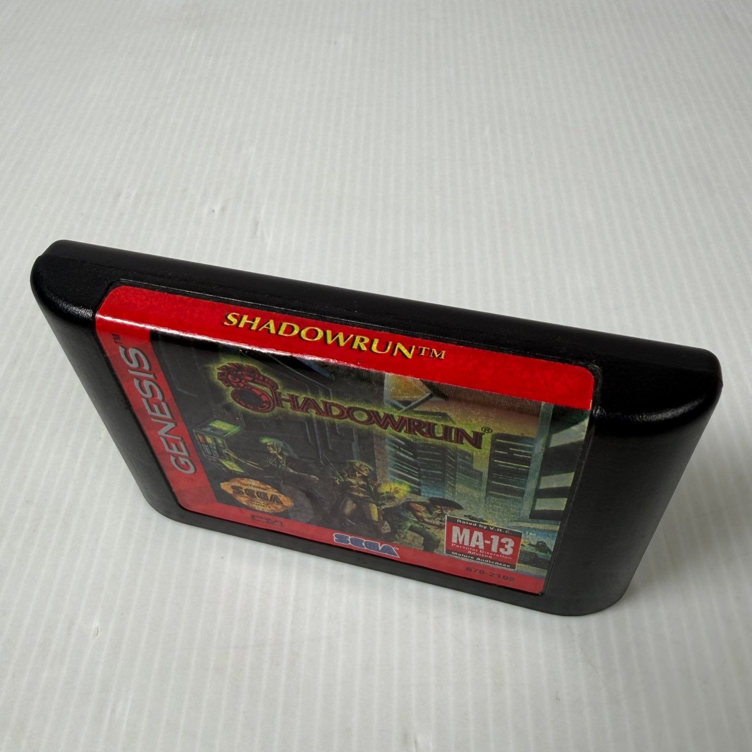 Shadowrun Sega Genesis Video Game Action RPG Classic SEGA Authentic Cartridge