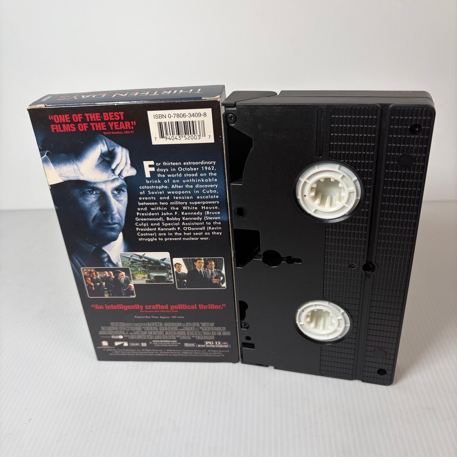 Thirteen Days VHS 2001 Political Thriller New Line Home Video