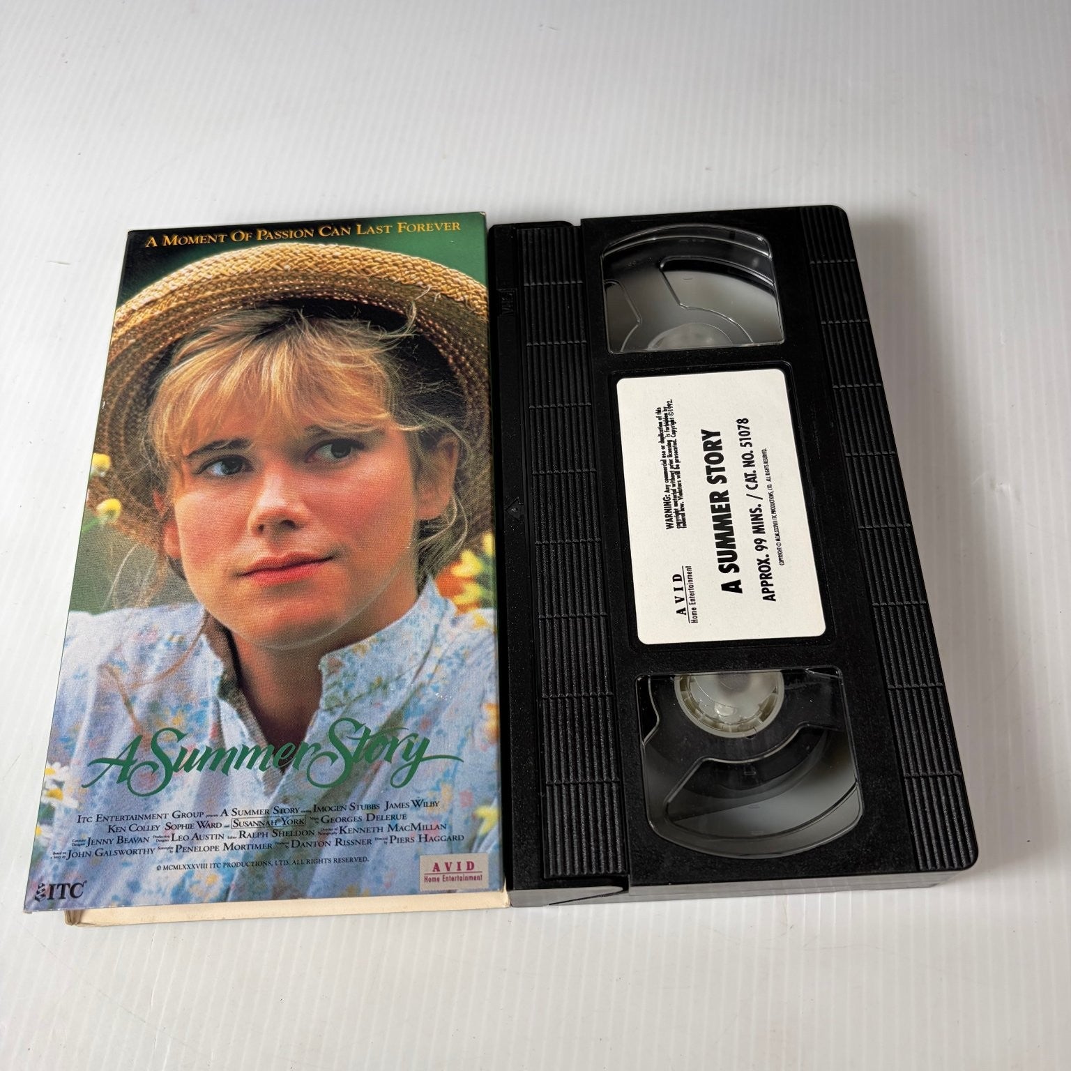 A Summer Story VHS 1988 Romance Drama Original Release AVID Home Entertainment