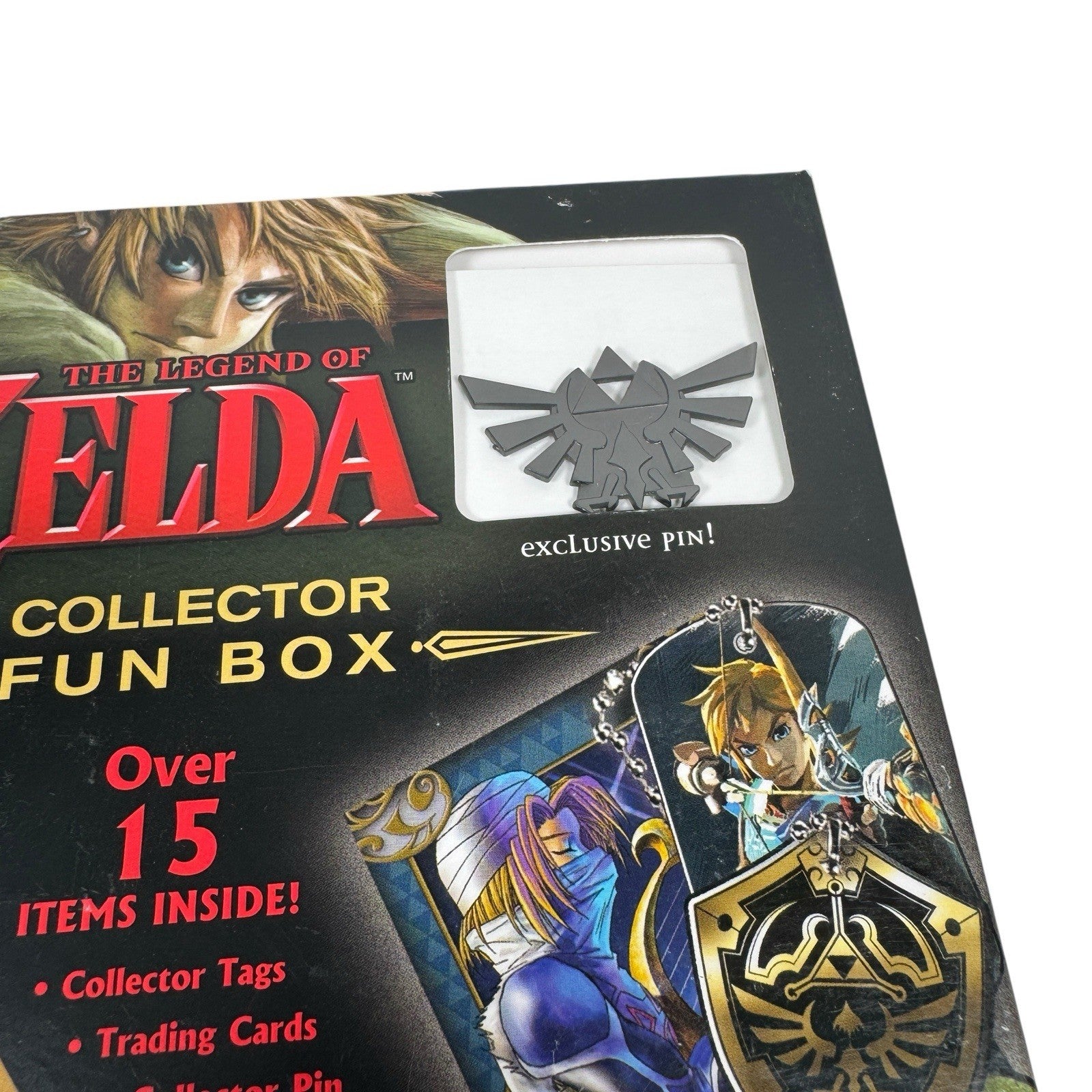 The Legend of Zelda COLLECTOR'S FUN BOX Exclusive Collectors Triforce Pin & More