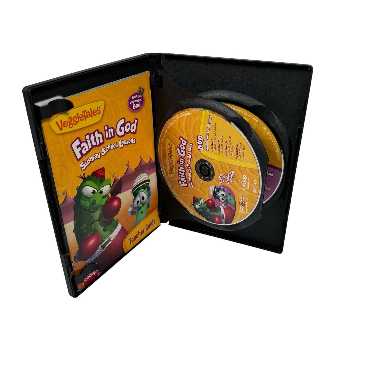 Veggie Tales: Faith In God 4 Sunday School Lessons Group Publishing DVD Set