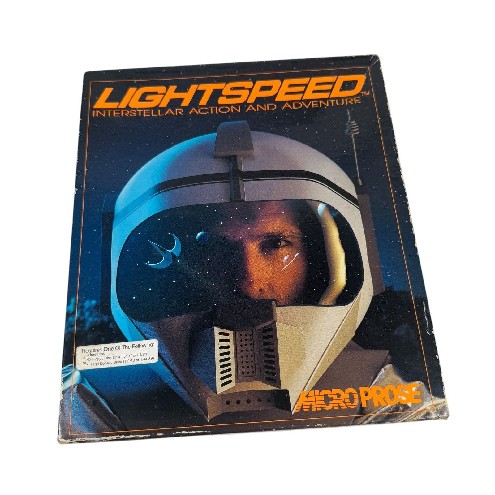 Lightspeed IBM PC Big Box Game MicroProse 1990 100% Complete 5.25" & 3.25" Ver.