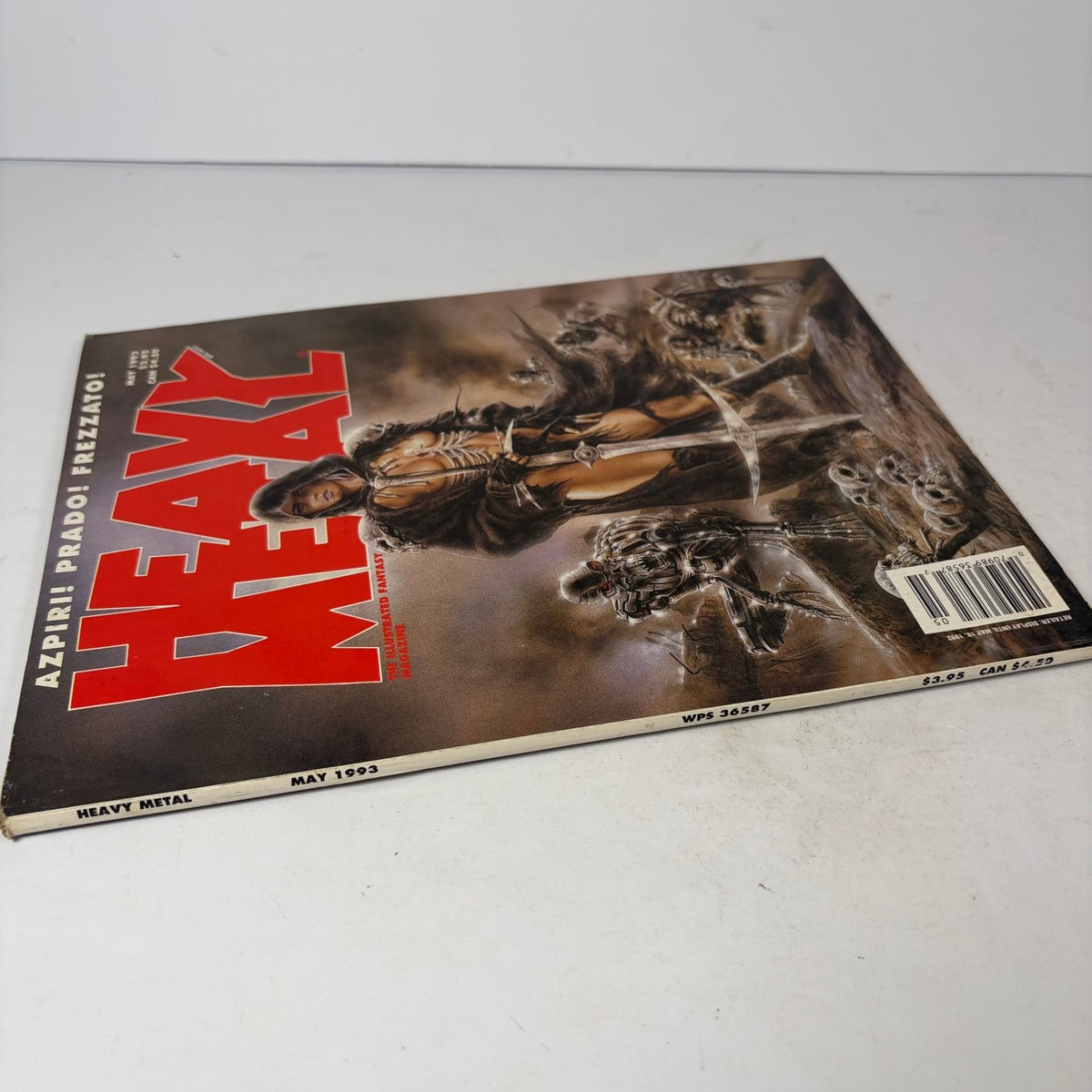 Heavy Metal Magazine May 1993 Azpiri Prado Frezzato Simon Bisley Rogue Trooper