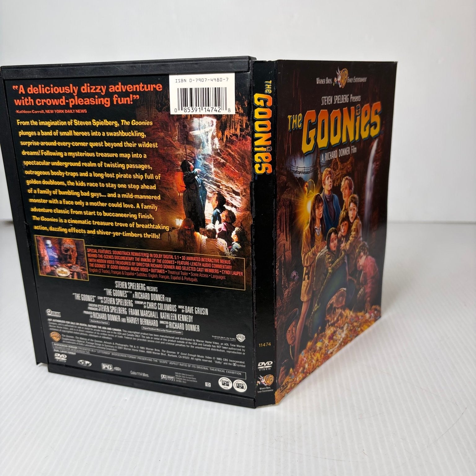 The Goonies DVD 1985 Richard Donner Steven Spielberg Sean Astin Corey Feldman