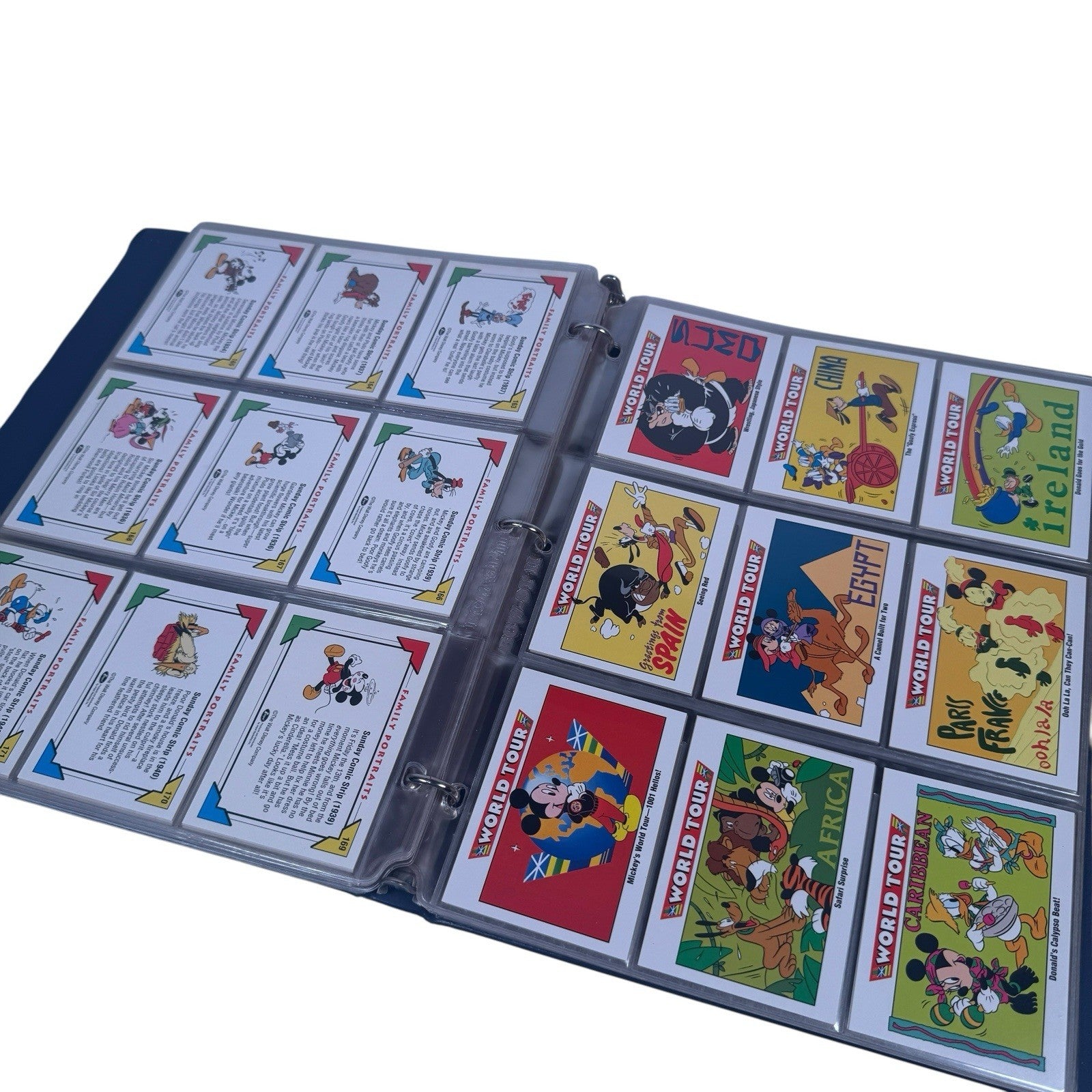 Vintage Impel Disney Collector’s Card Set Nearly Complete In Binder 201 Cards