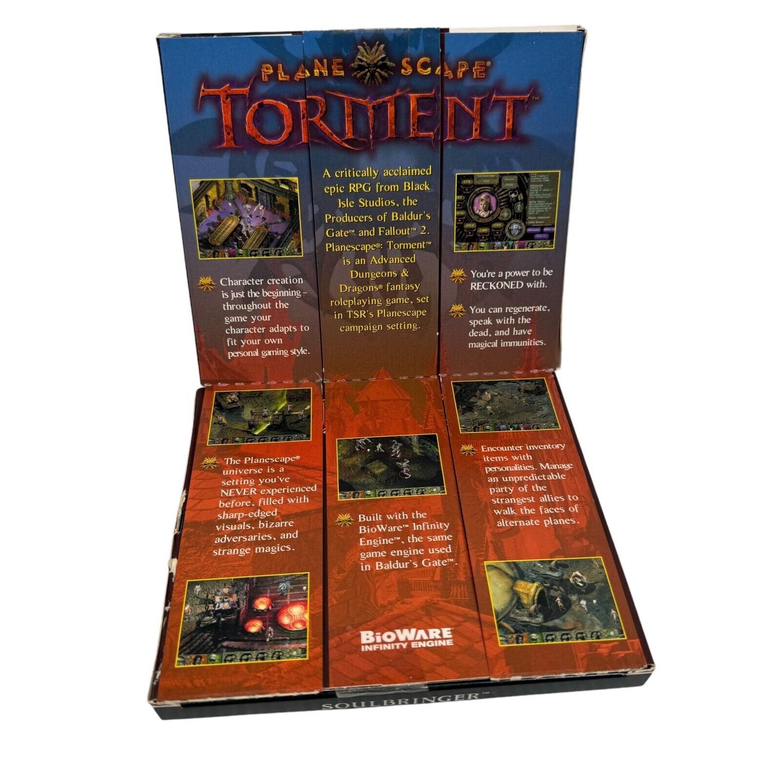 Planescape Torment & Soulbringer PC Game Dual Pack New Sealed in Double Pack