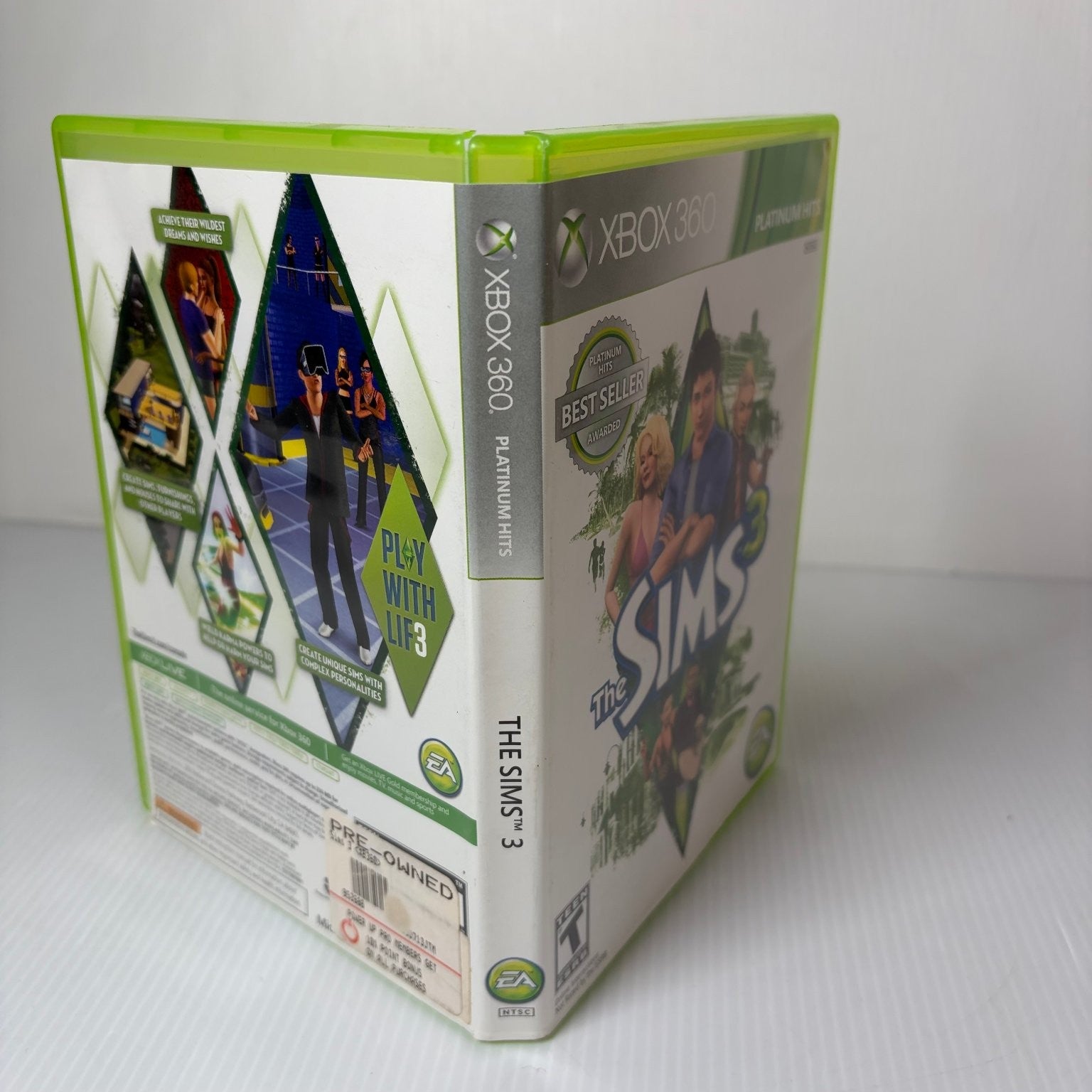 The Sims 3 Platinum Hits Xbox 360 Video Game Life Simulation Multiplayer