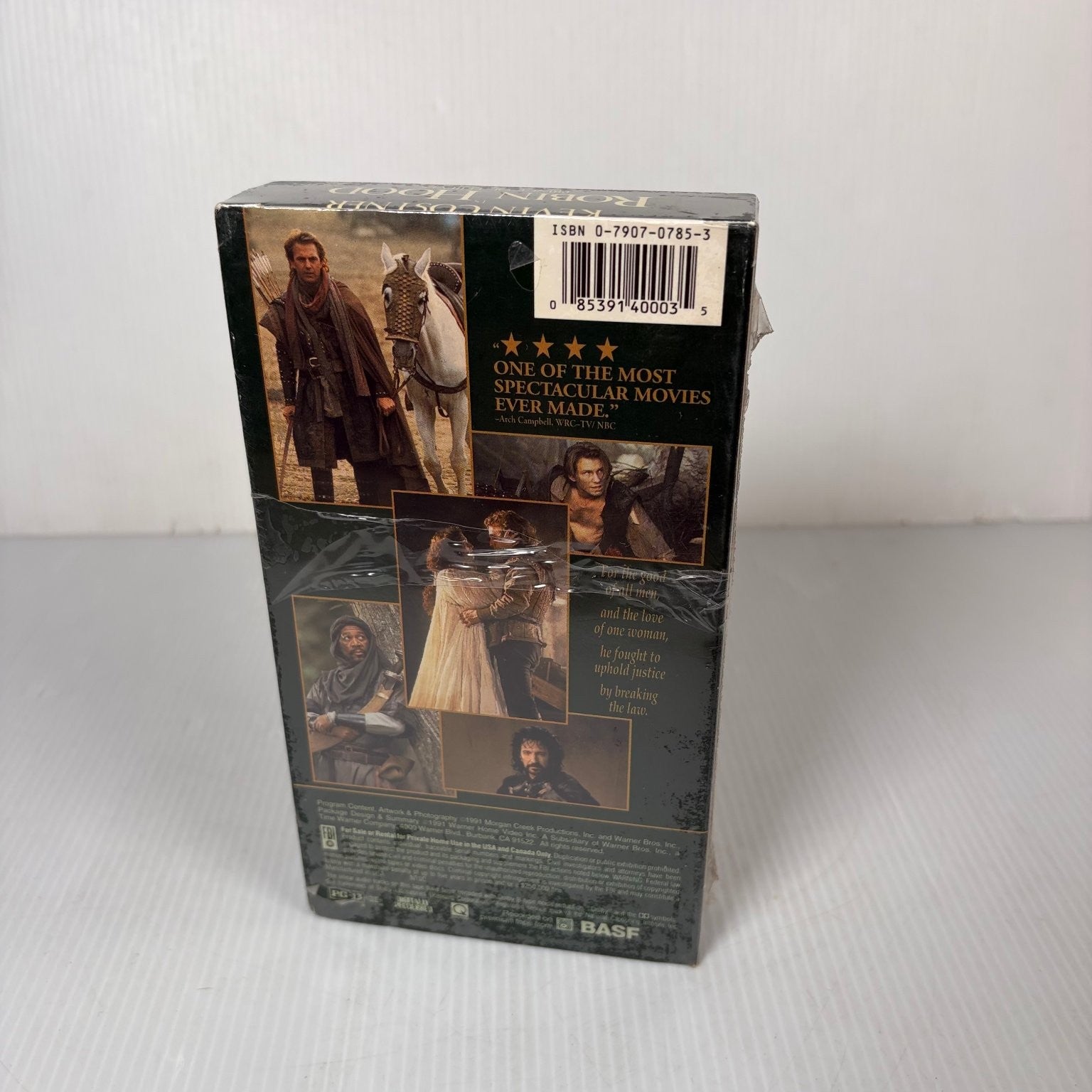 Robin Hood Prince of Thieves VHS 1991 Adventure Kevin Costner Sealed