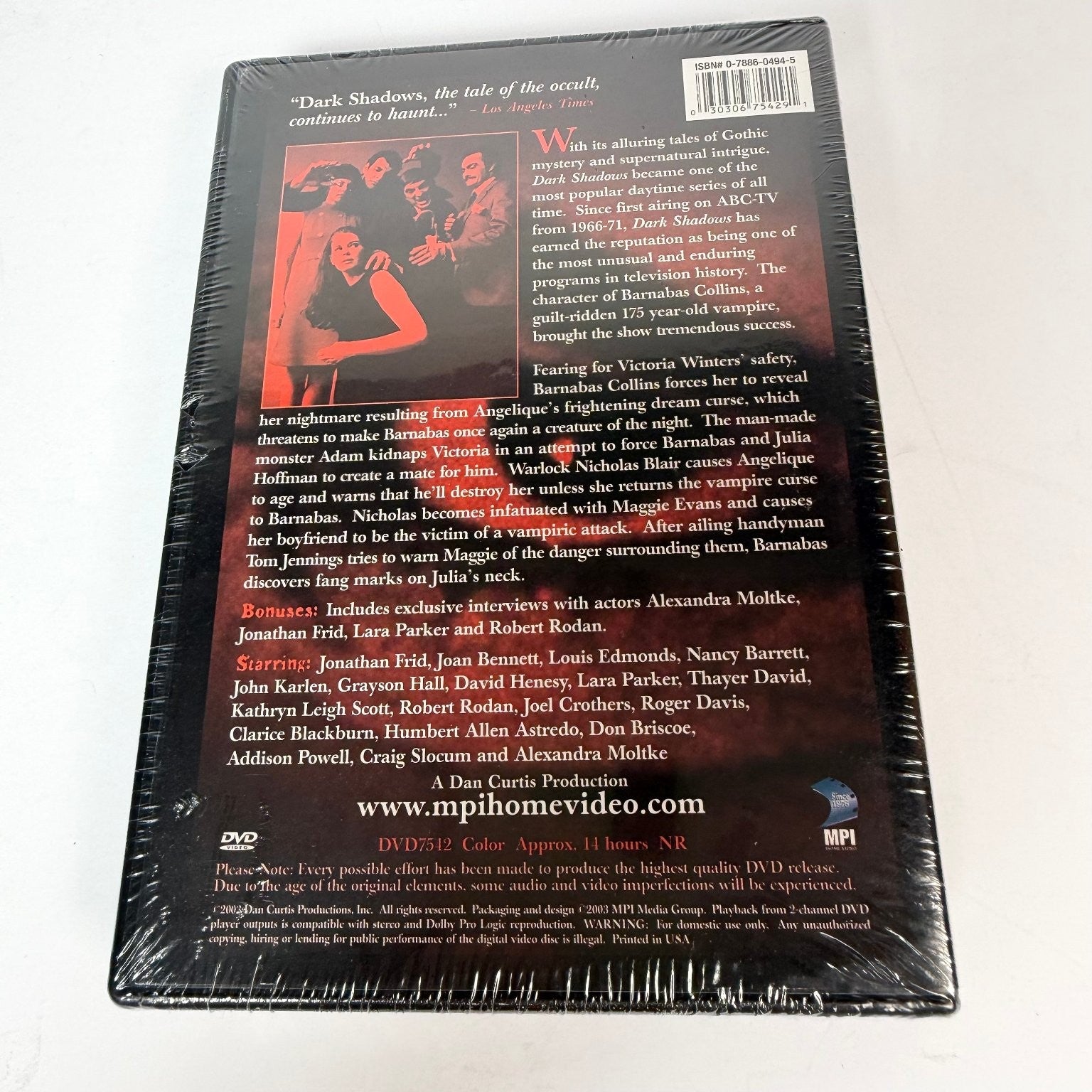 Dark Shadows DVD Collection 9 (2003) Classic TV Series Horror 4 Discs