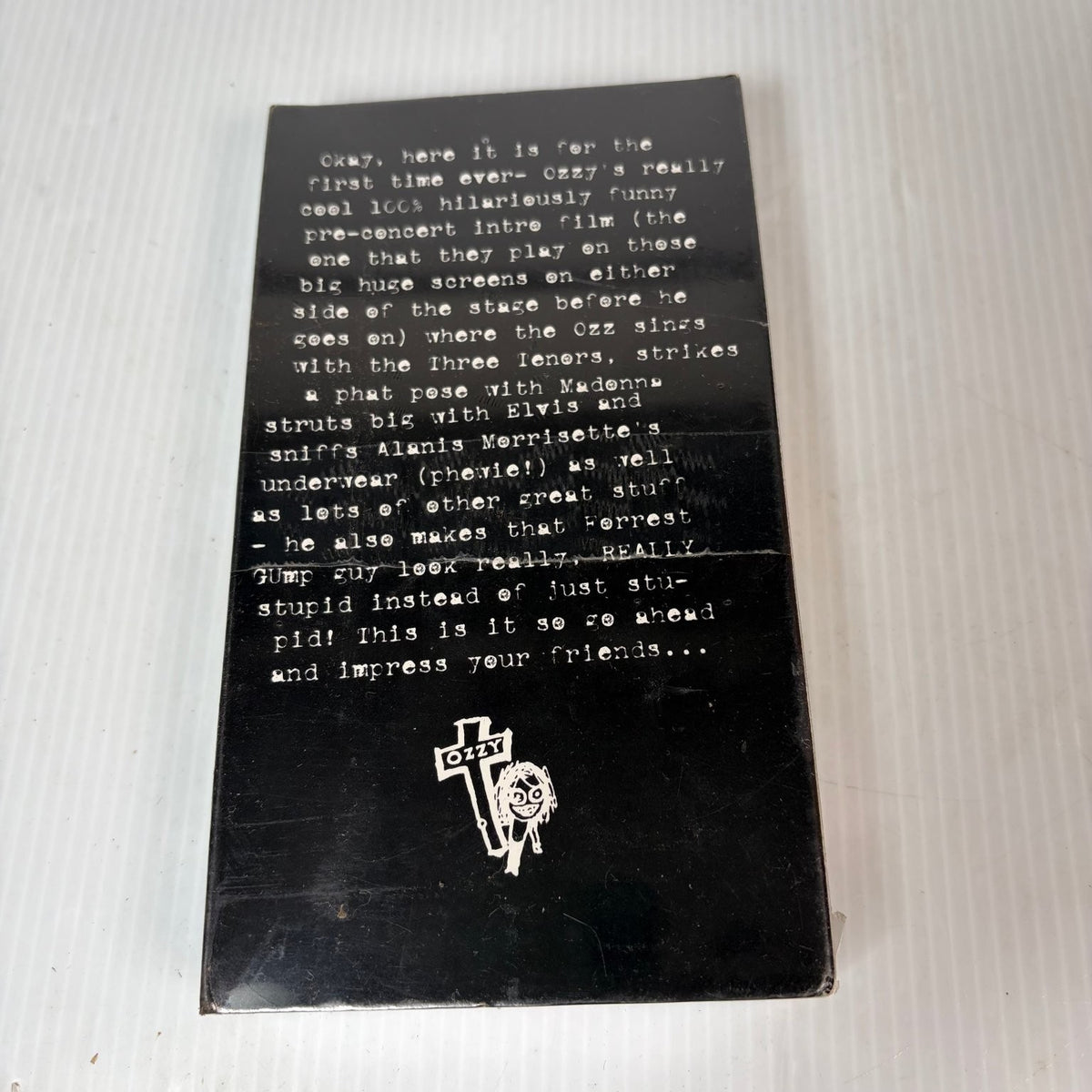 Ozzy Goes To Hollywood VHS 1997 Comedy Music Official Intro Tape Sealed