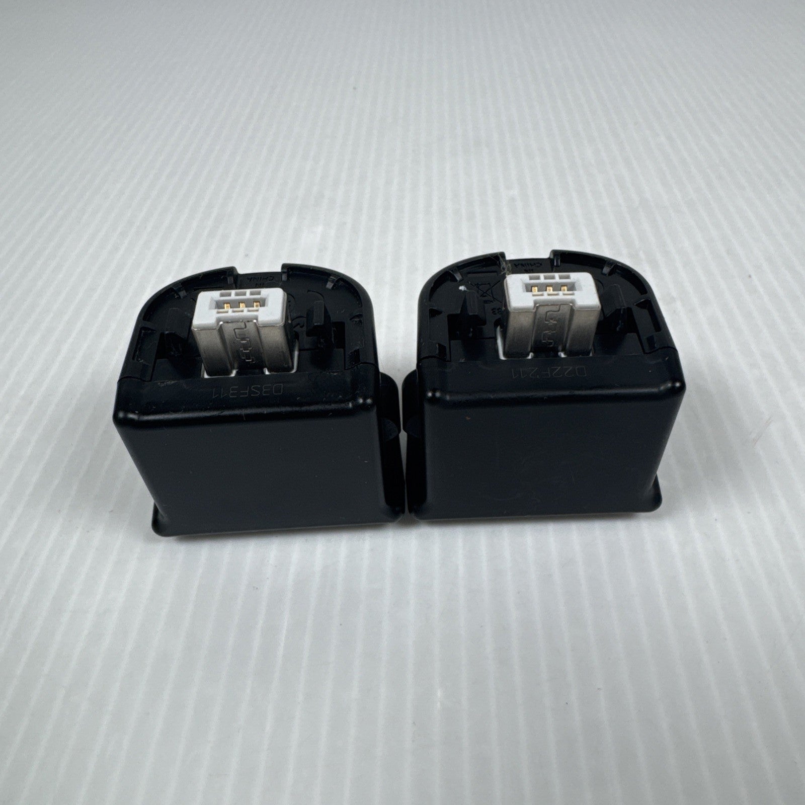 Lot Of 2 Nintendo OEM Wii Black Motion Plus Remote Adapter Attachment RVL-026