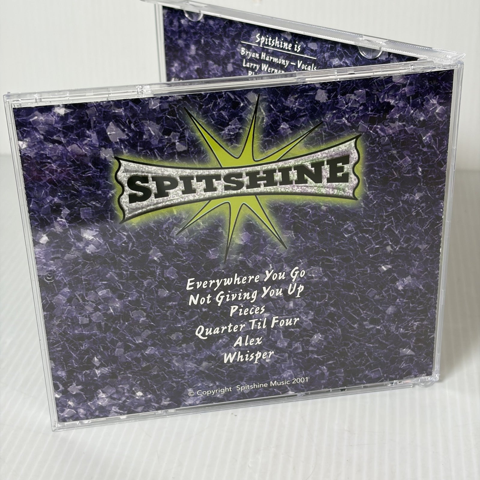 Spitshine CD Self-Titled Album 2001 Rock Music Independent Local Band Release