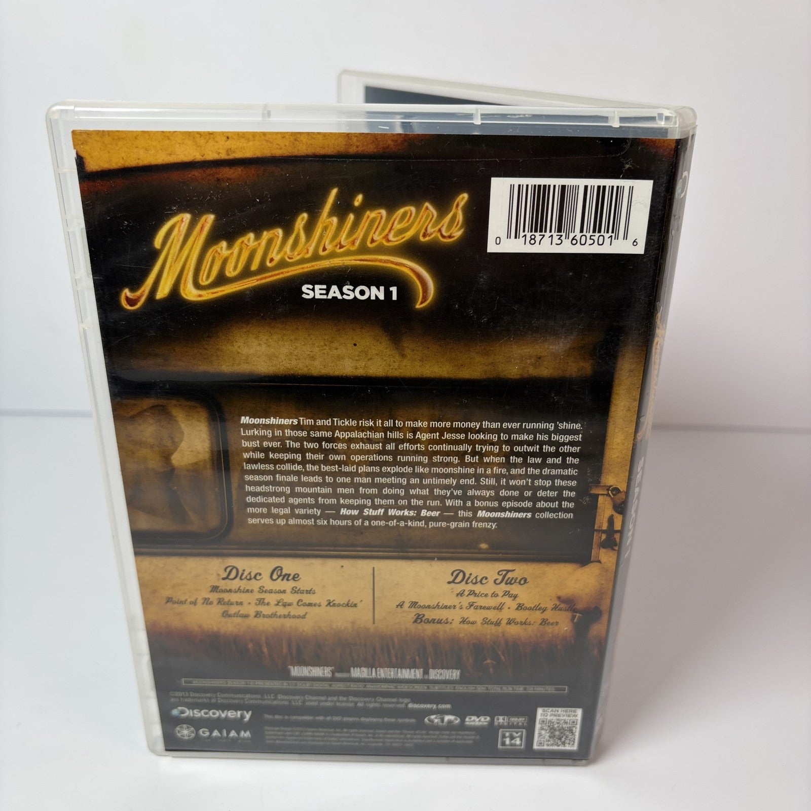 Moonshiners Season 1 DVD Discovery Channel Reality TV Series Complete First
