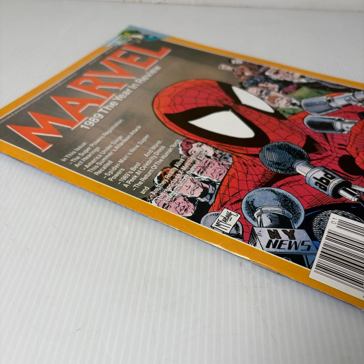 Marvel Magazine 1989 The Year In Review Spider-Man McFarlane Comics