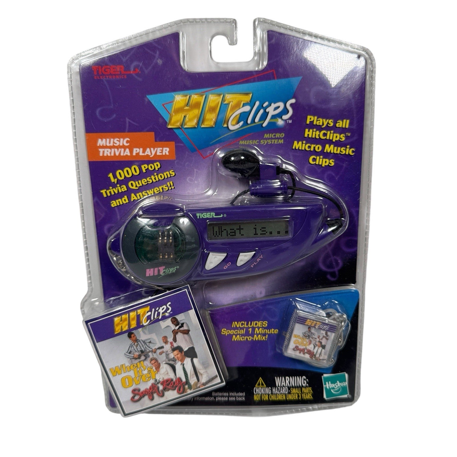 Music Trivia Player Hit Clips Sugar Ray When It’s Over MICRO MIX New Tiger