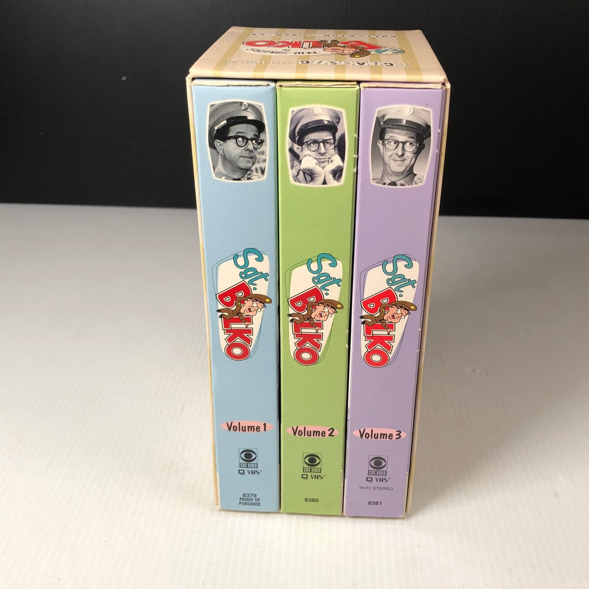 Sgt. Bilko VHS 1990 Comedy Classic 3-Volume Collector's Series CBS Video