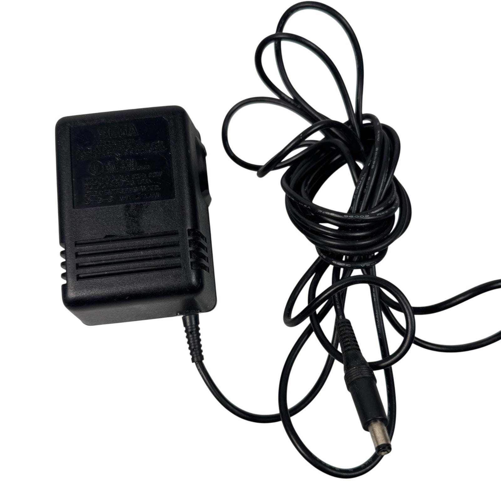Vintage Sega Genesis AC Power Adapter Model 1602 Console OEM 10V DC 1.2A Taiwan