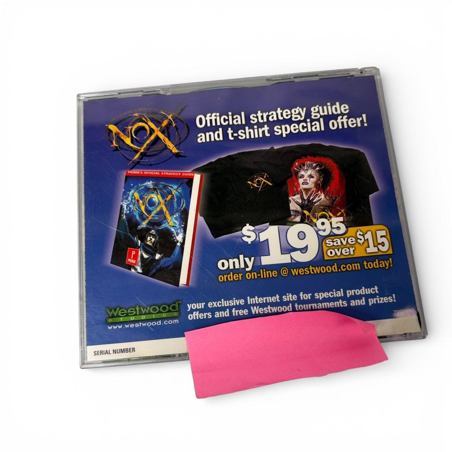 Nox PC CD-ROM Video Game Westwood Studios Classic RPG Fantasy