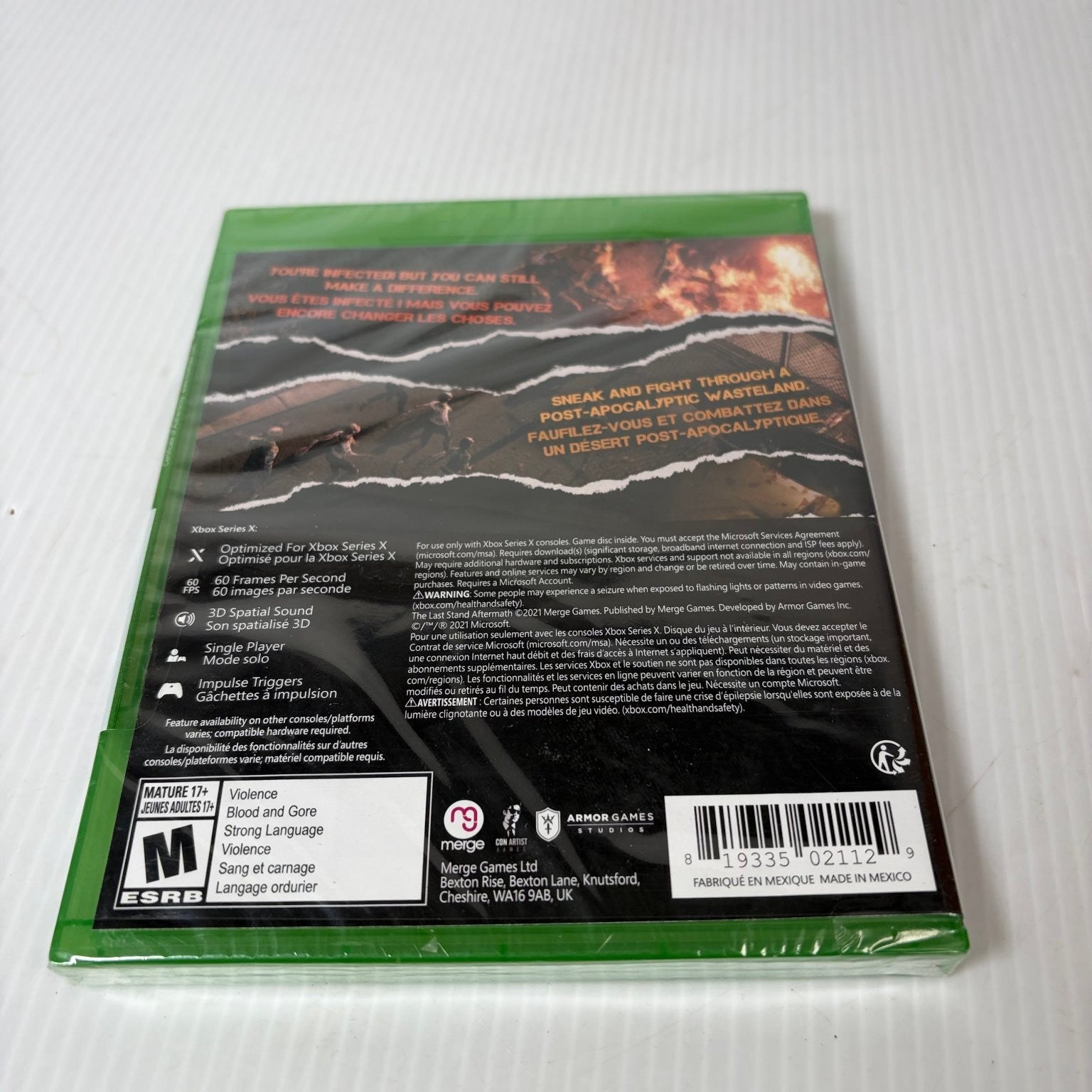 The Last Stand Aftermath Xbox Series X Video Game Survival Sealed
