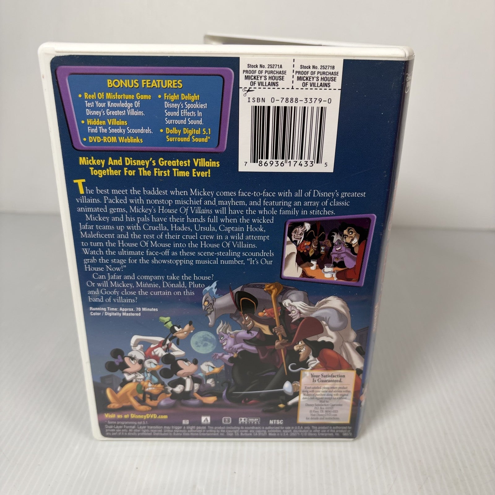 Mickey's House of Mouse Villains DVD Disney Presents Animated Classic