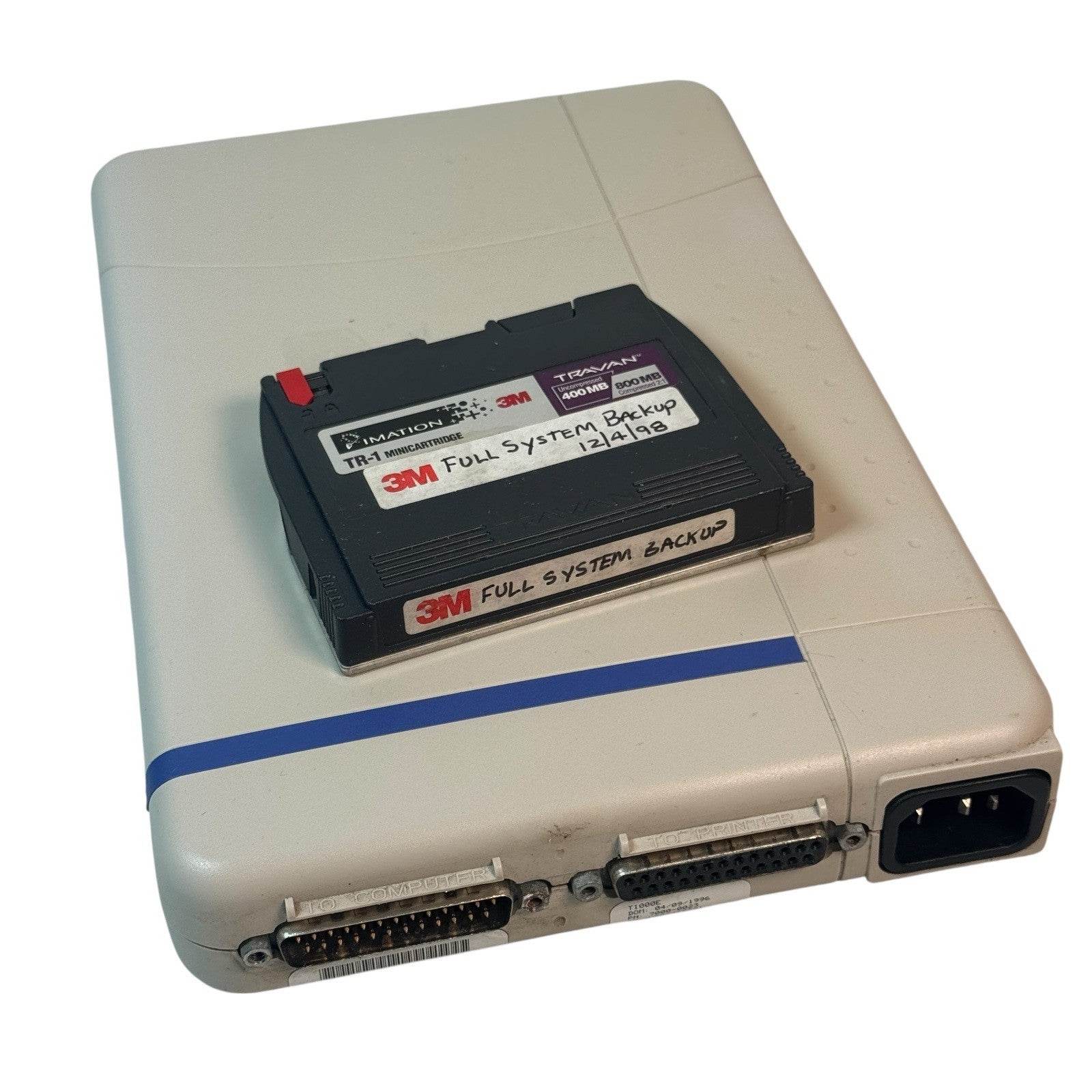 Hewlett Packard HP Colorado T1000e Travan Tape Drive with Minicartridge AS IS