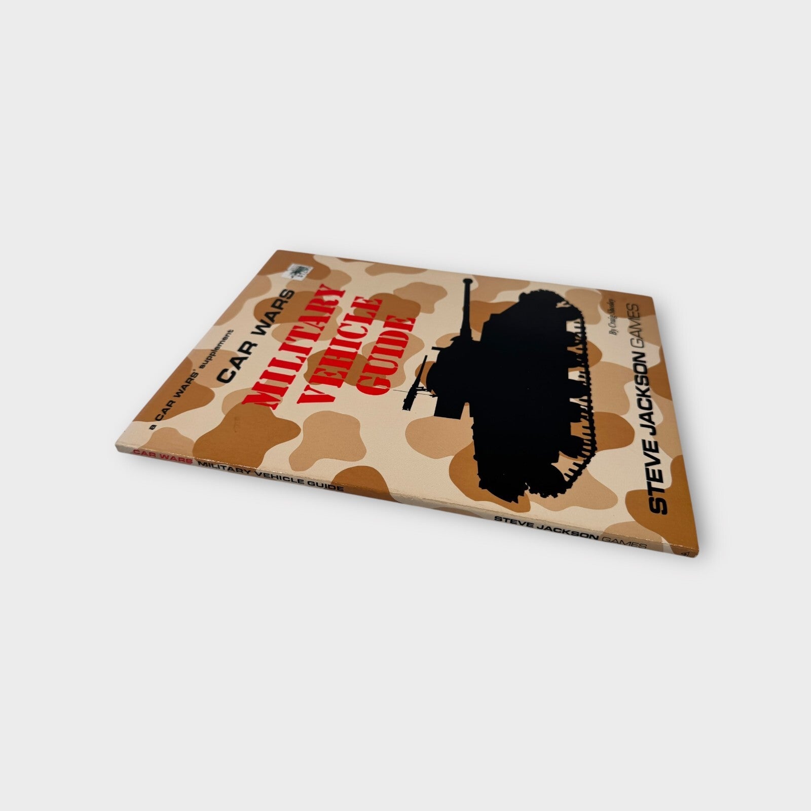 Car Wars Military Vehicle Guide Book Uncut Steven Jackson Games RPG Sourcebook