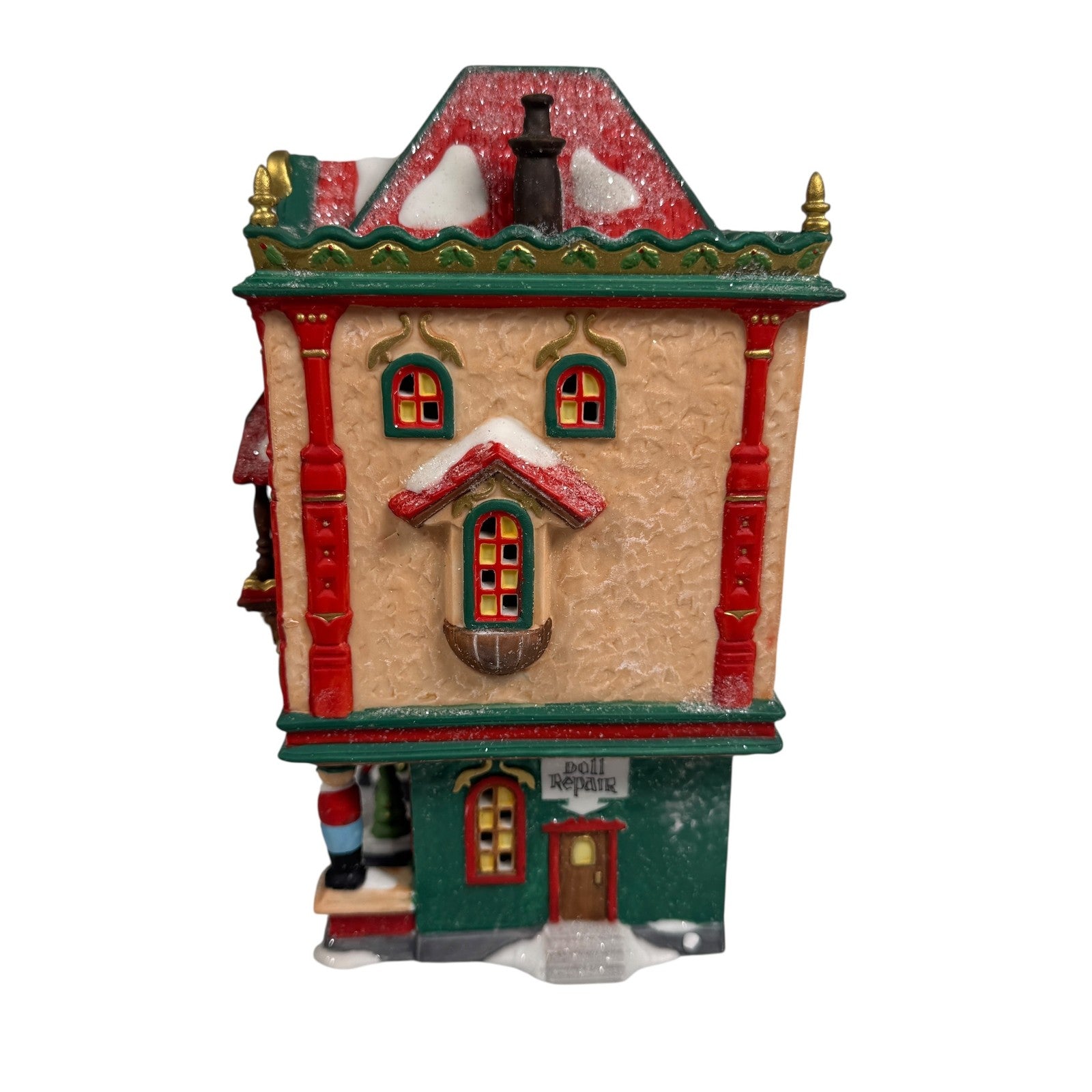 Department 56 North Pole Marie's Doll Museum Lighted House Christmas Decor Boxed