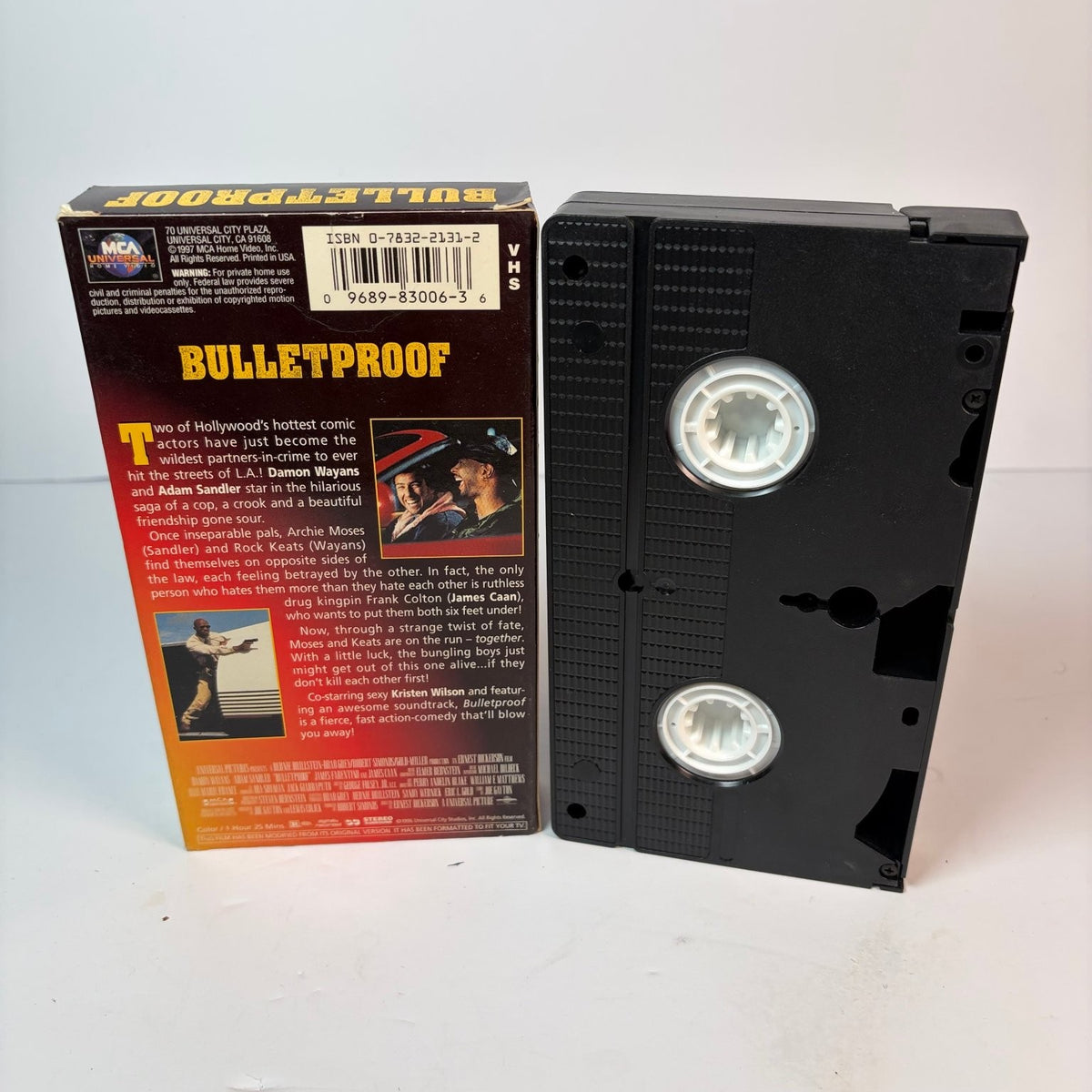 Bulletproof VHS 1996 Action Comedy Damon Wayans Adam Sandler MCA Universal