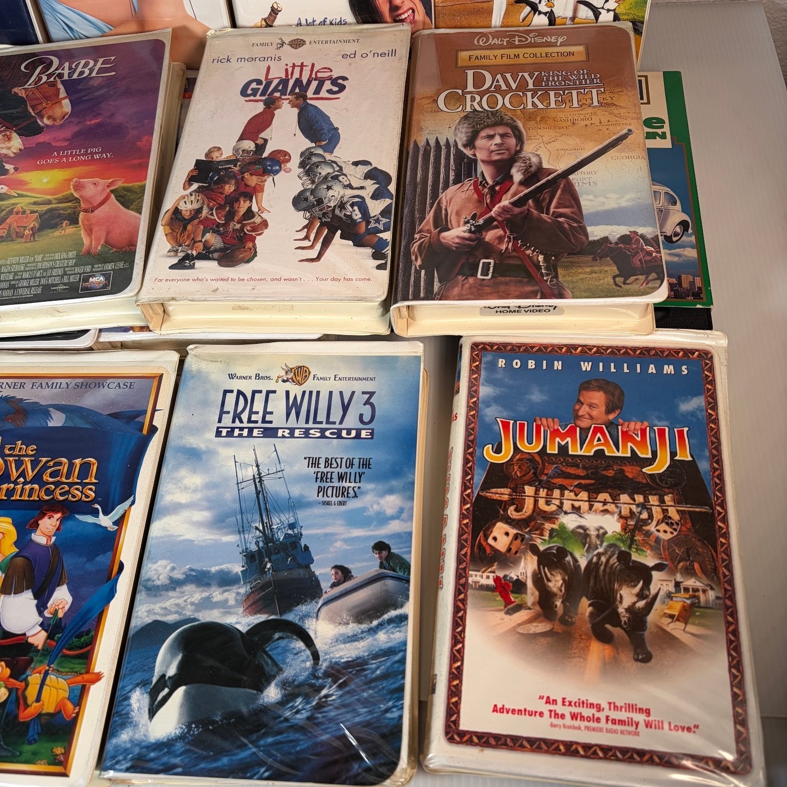 Disney VHS Lot of 21 Casper Mary Poppins Princess Diaries Jumanji & More