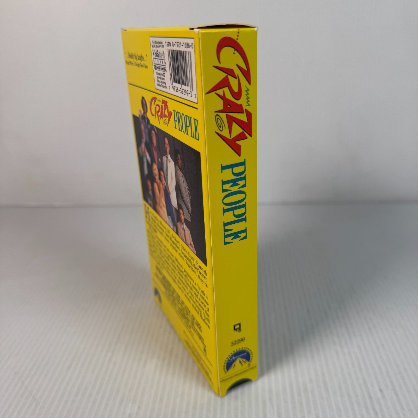 Crazy People Romantic Comedy VHS Tape Dudley Moore Daryl Hannah