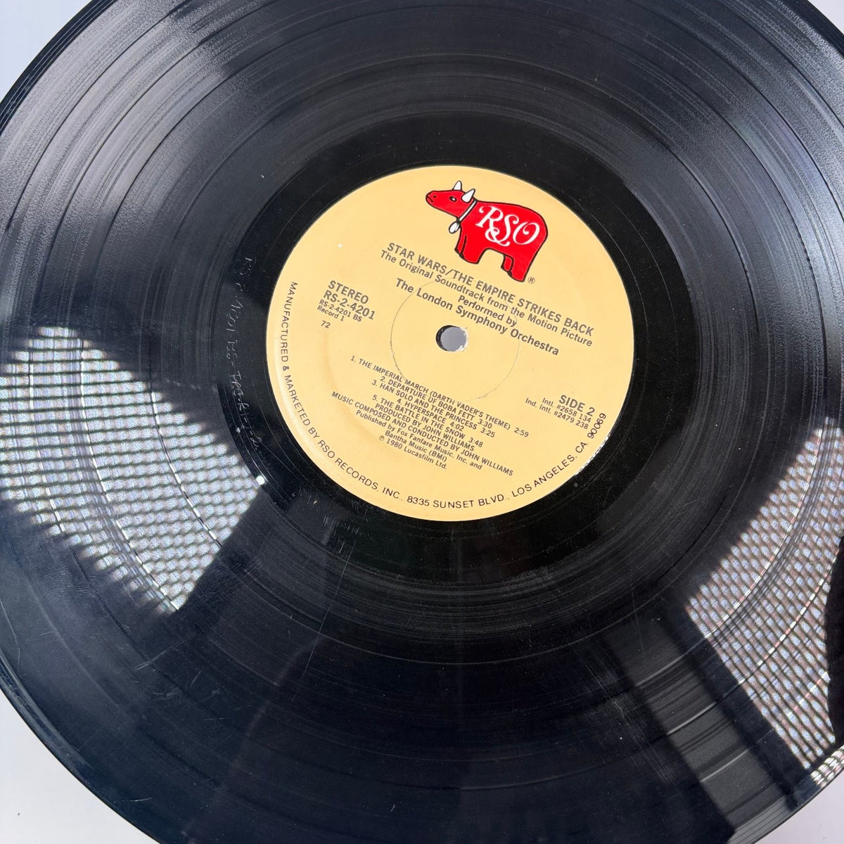 Star Wars The Empire Strikes Back Soundtrack Vinyl 2xLP RSO 1980 John Williams