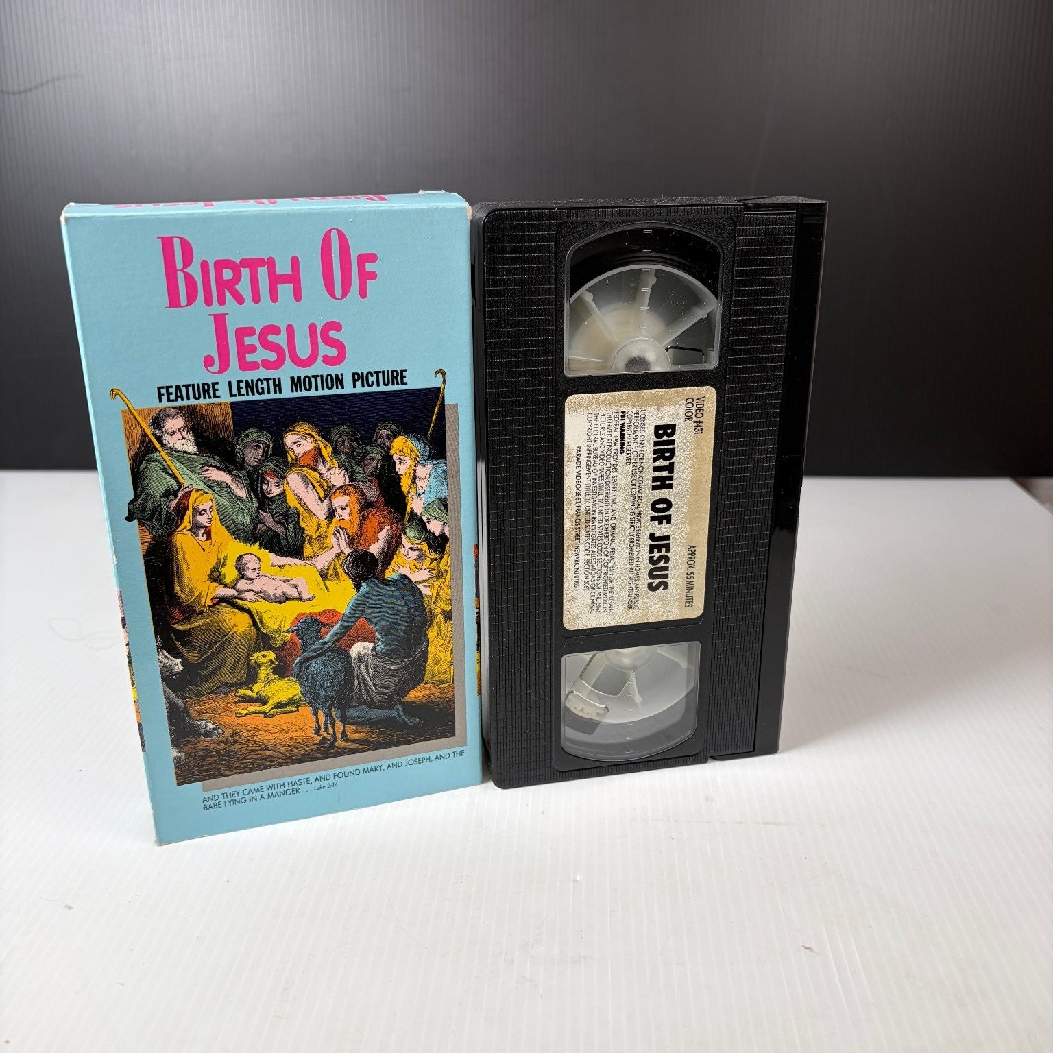 Birth of Jesus VHS 1989 Religious Classic Original Release Scripture Video