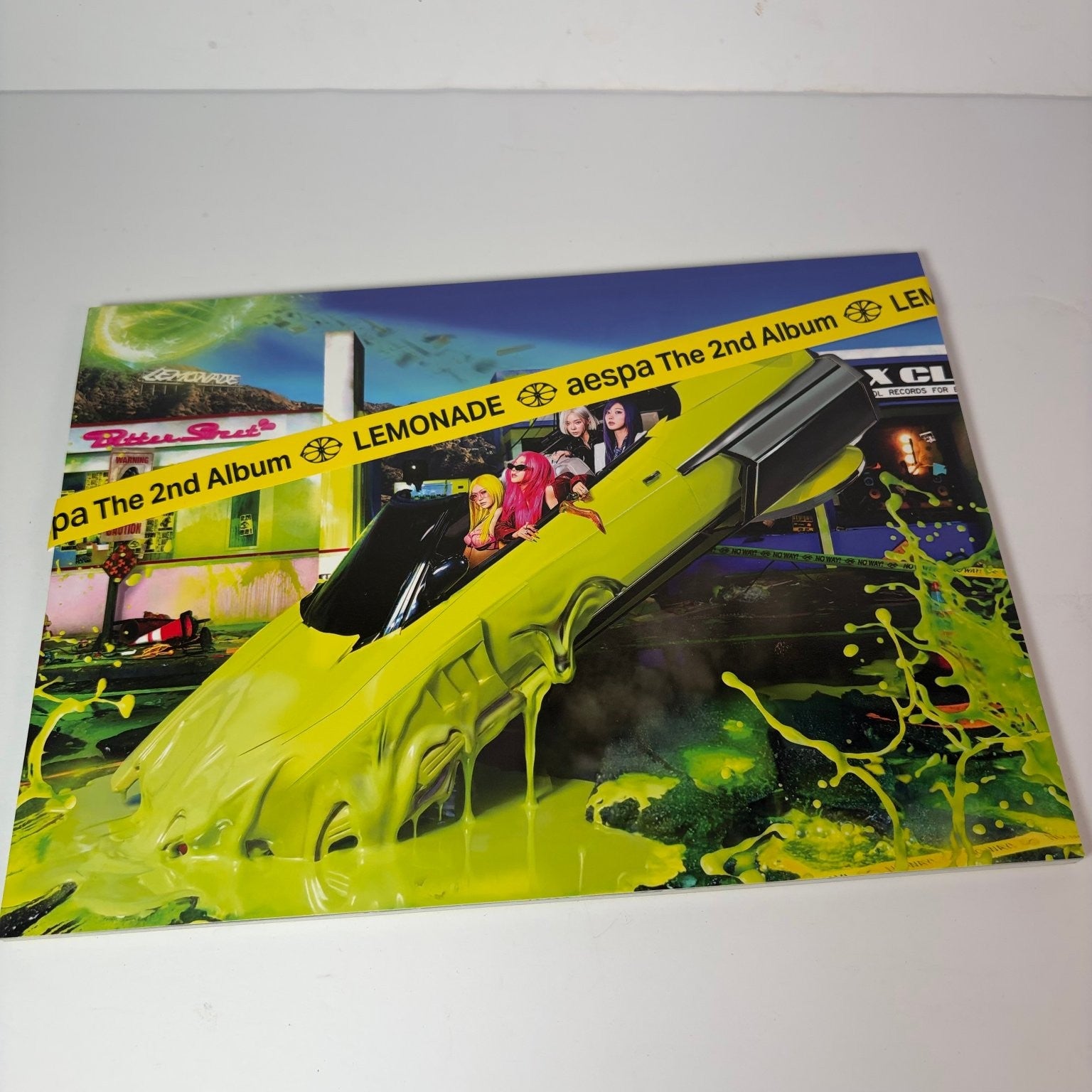 aespa The 2nd Album LEMONADE CD Photobook K-Pop Giselle Signed Photocard Rare