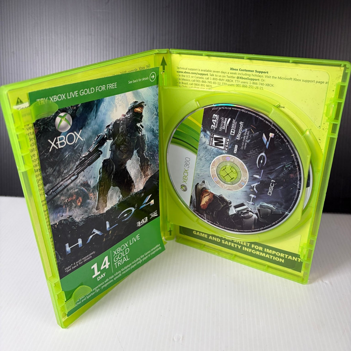 Halo 4 Xbox 360 Video Game Multiplayer 2 Disc Set