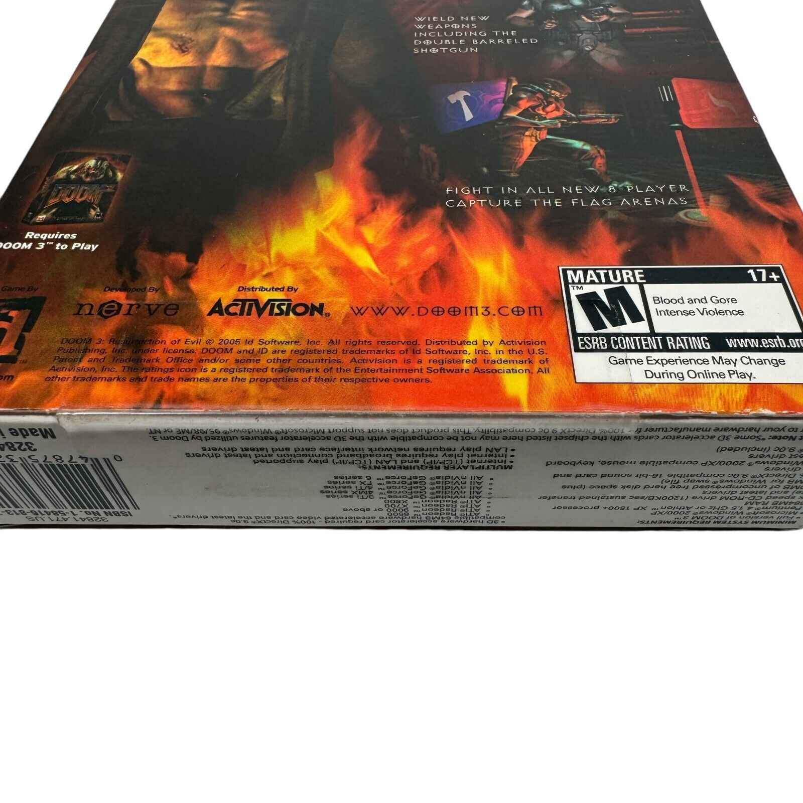 Doom 3 Expansion Pack Resurrection of Evil PC Game Sealed in Retail Box