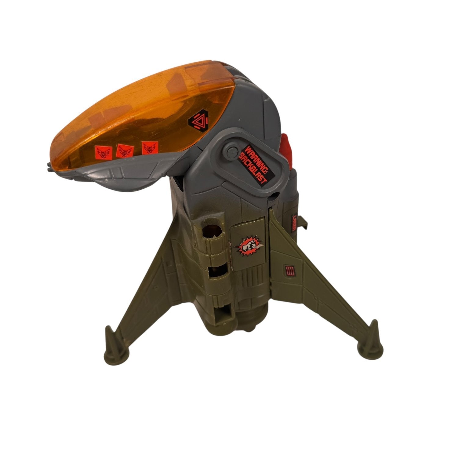 Vintage Battletech Banshee Vehicle with Sakamoto Pilot Incomplete Tyco Figure