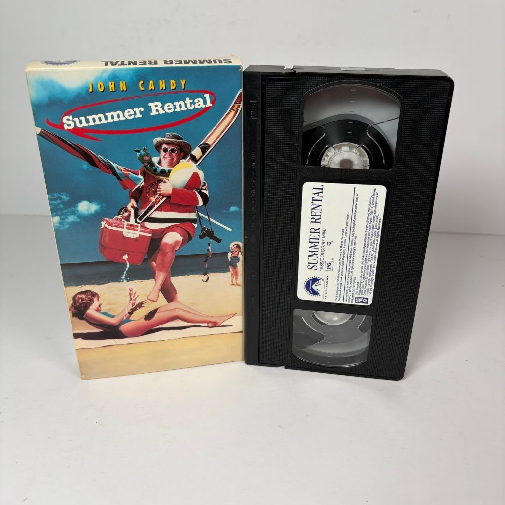 Summer Rental VHS 1985 John Candy Carl Reiner Paramount Comedy Rip Torn