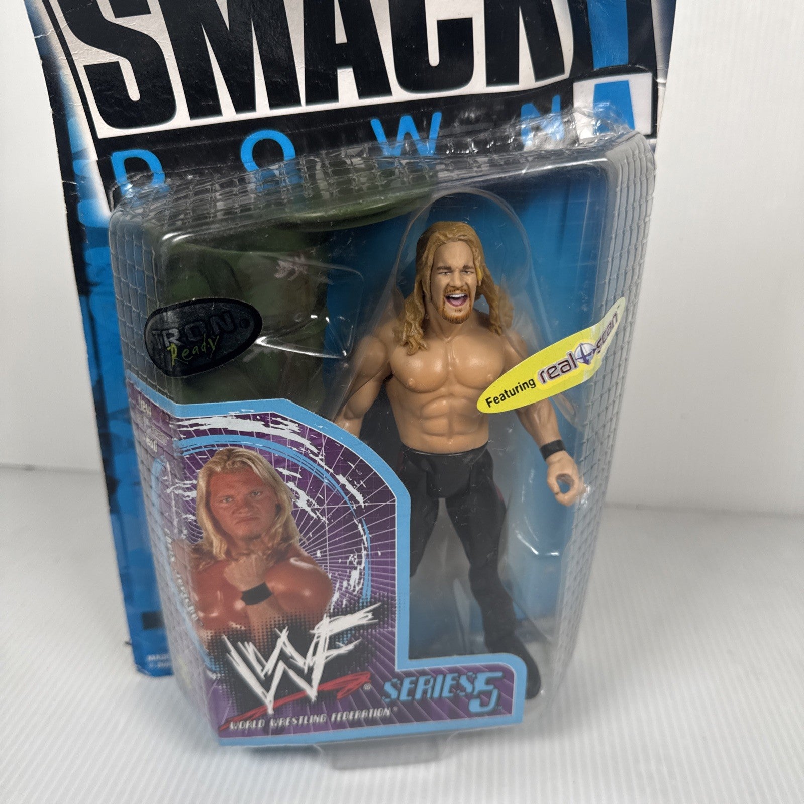 2000 WWF WWE Jakks Chris Jericho Smackdown Wrestling Figure WCW AEW Stampede