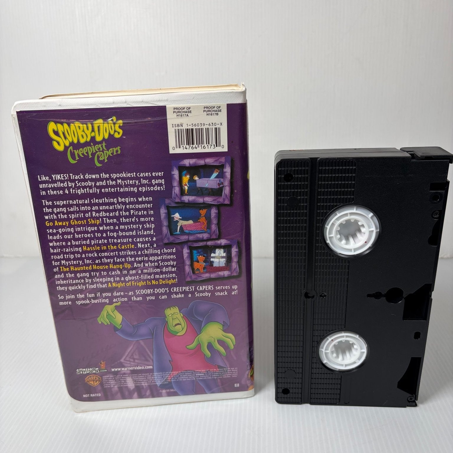 Scooby-Doo's Creepiest Capers VHS 1997 Cartoon Network Warner Bros Clamshell