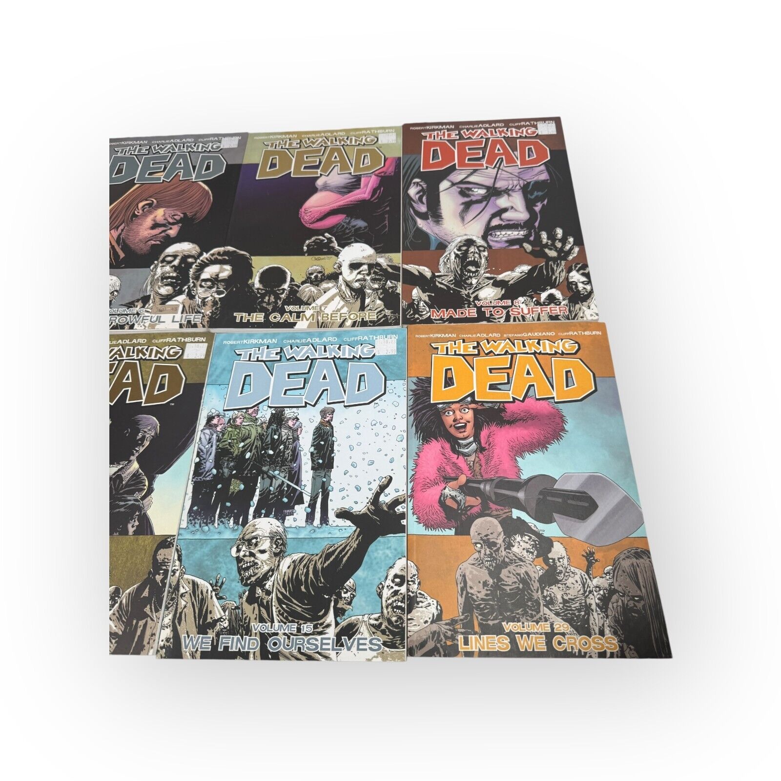 THE WALKING DEAD Mixed Lot of 10 Compilations Paperback Kirkman Image Comics