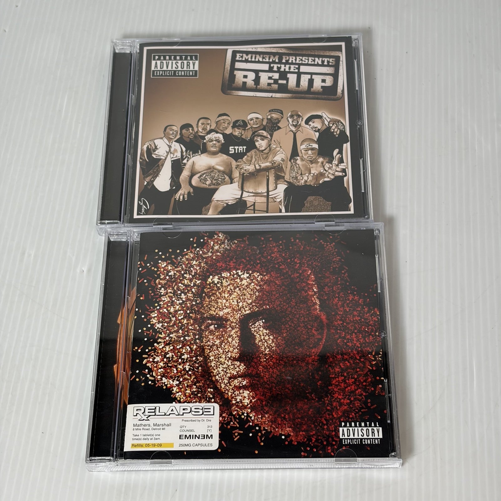 Eminem Presents The Re-Up & Relapse CD Lot - Shady Records Hip Hop Rap Album