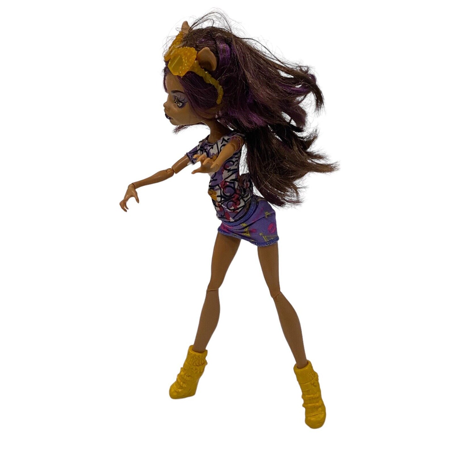 2008 Monster High Boo York Frightseers Clawdeen Wolf Doll w/ Sunglasses & Boots