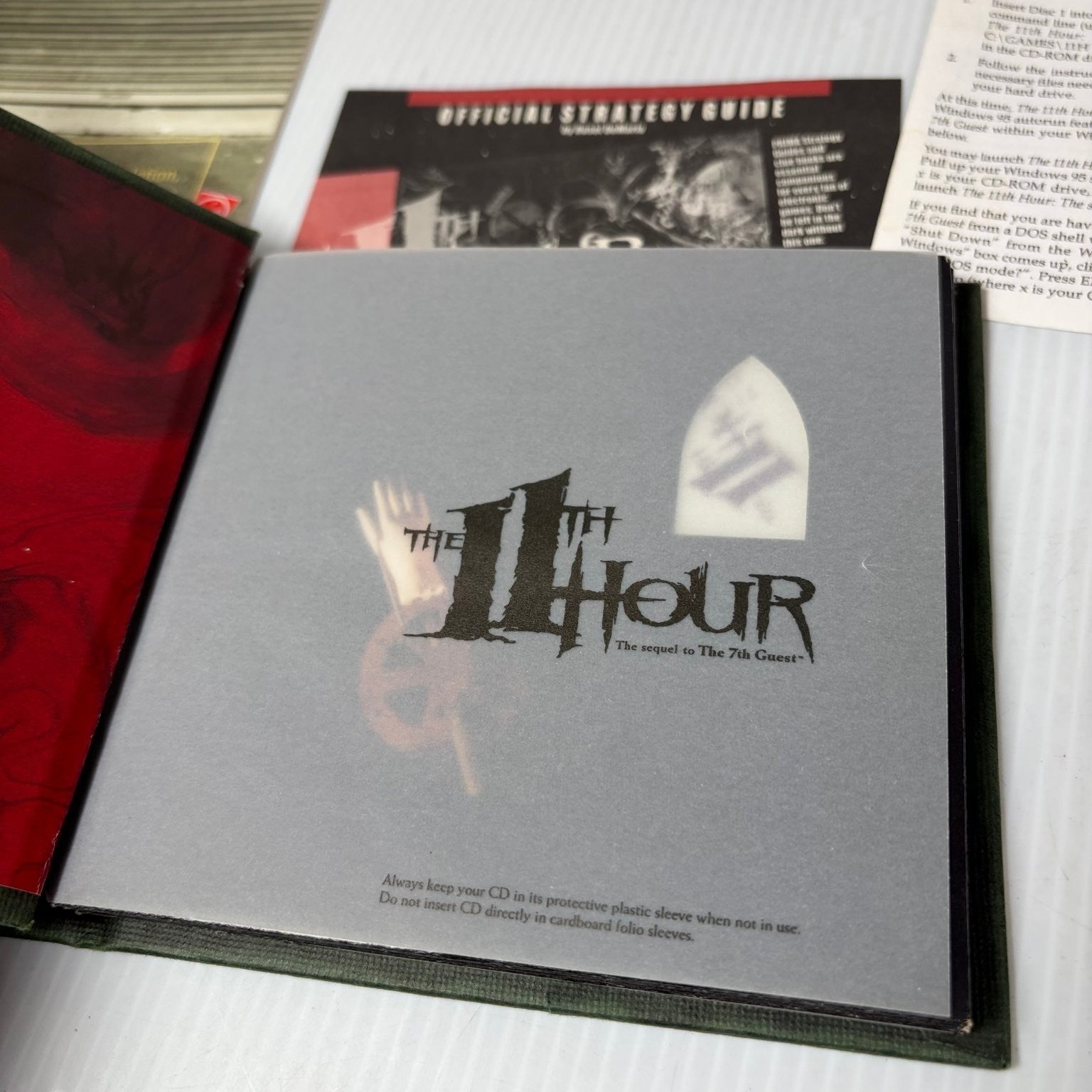 The 11th Hour PC CD-ROM Big Box Video Game Thriller Puzzle Adventure FMV Horror