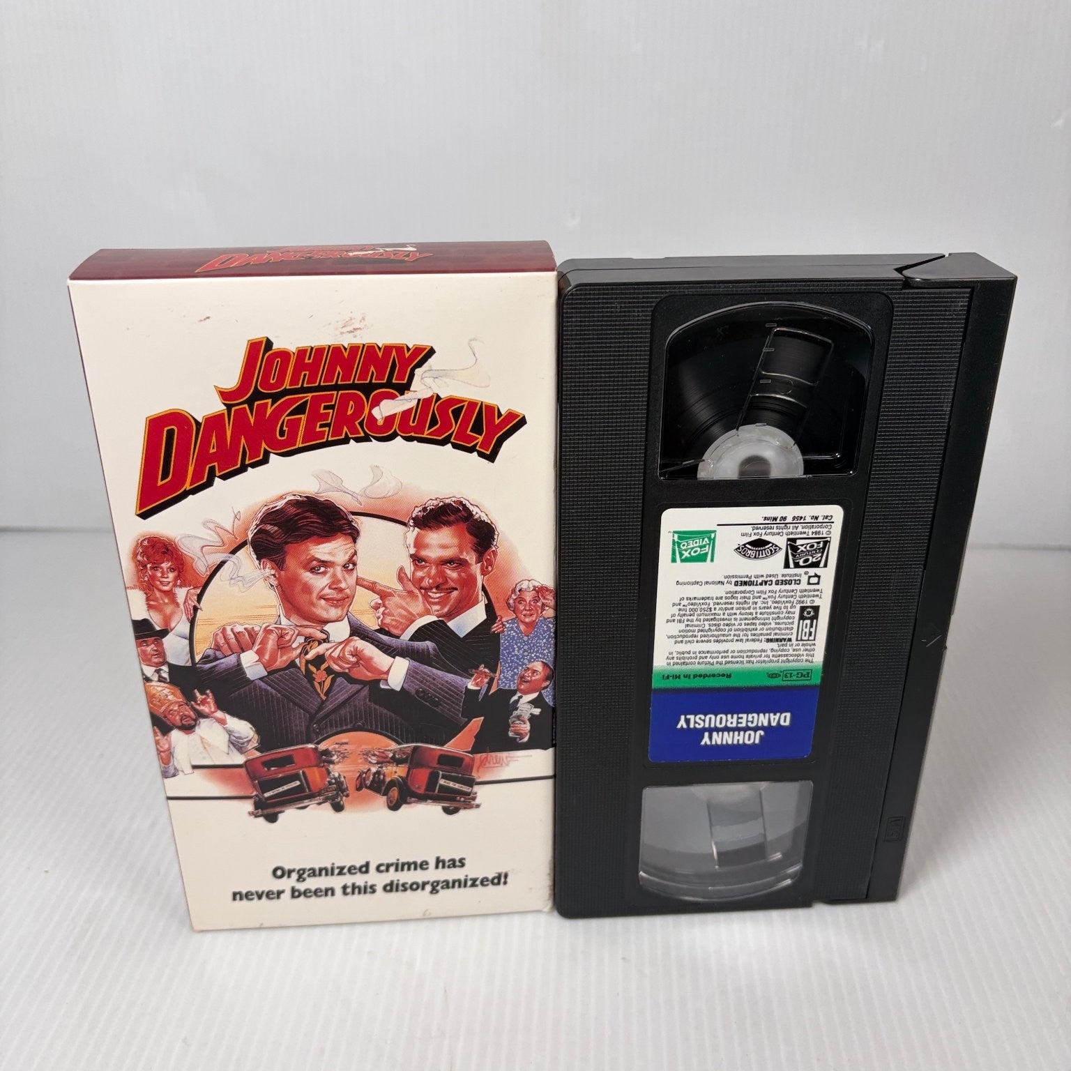 Johnny Dangerously VHS 1984 Comedy Crime Michael Keaton 20th Century Fox