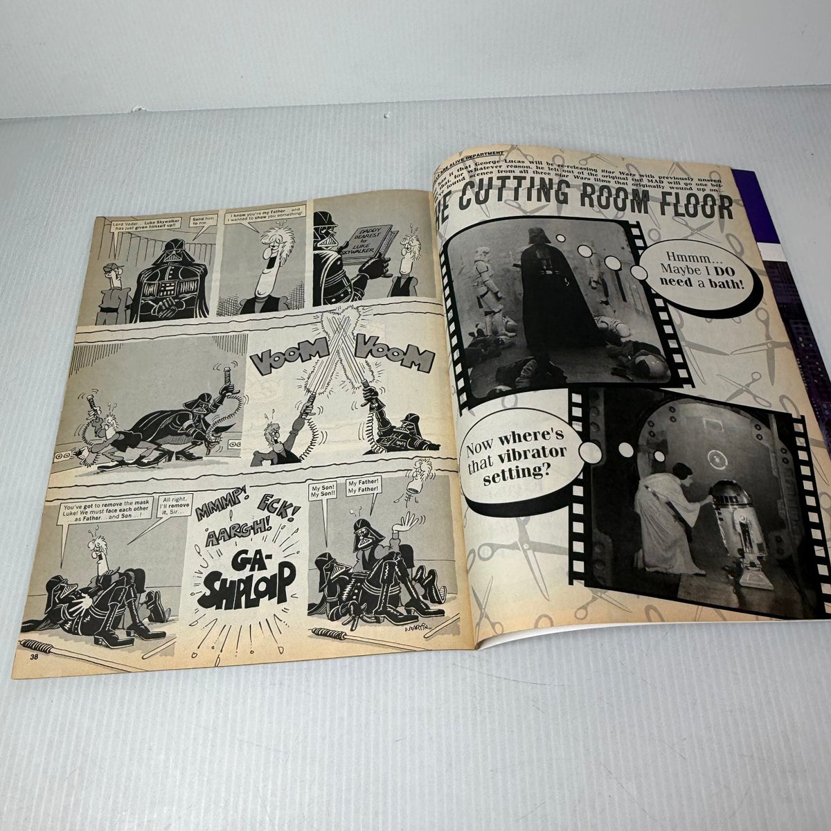 MAD Star Wars Spectacular Magazine 1990 Missing Scenes Parody Humor