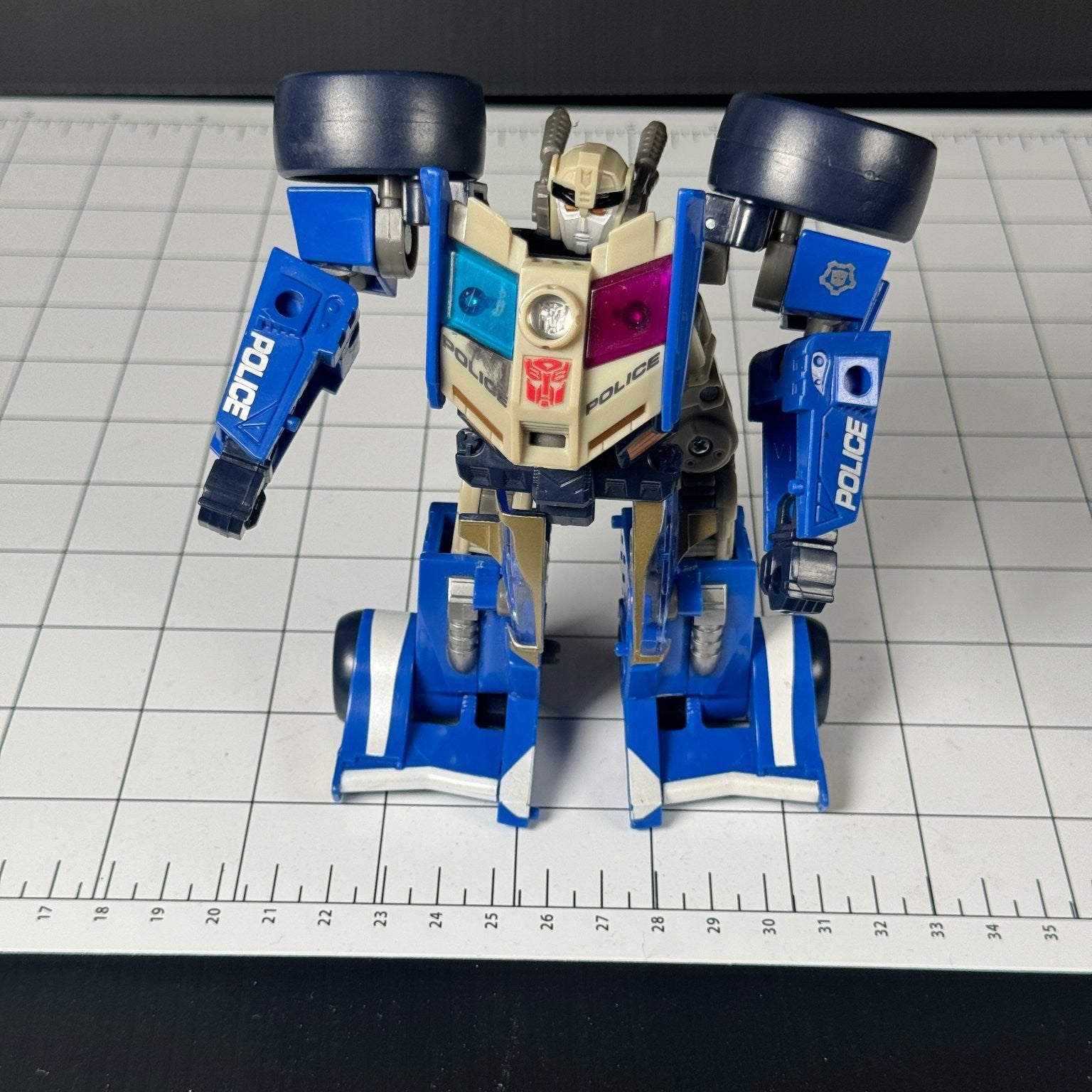 Transformers Prowl Energon Combat Class Police Car 2003 Hasbro Incomplete