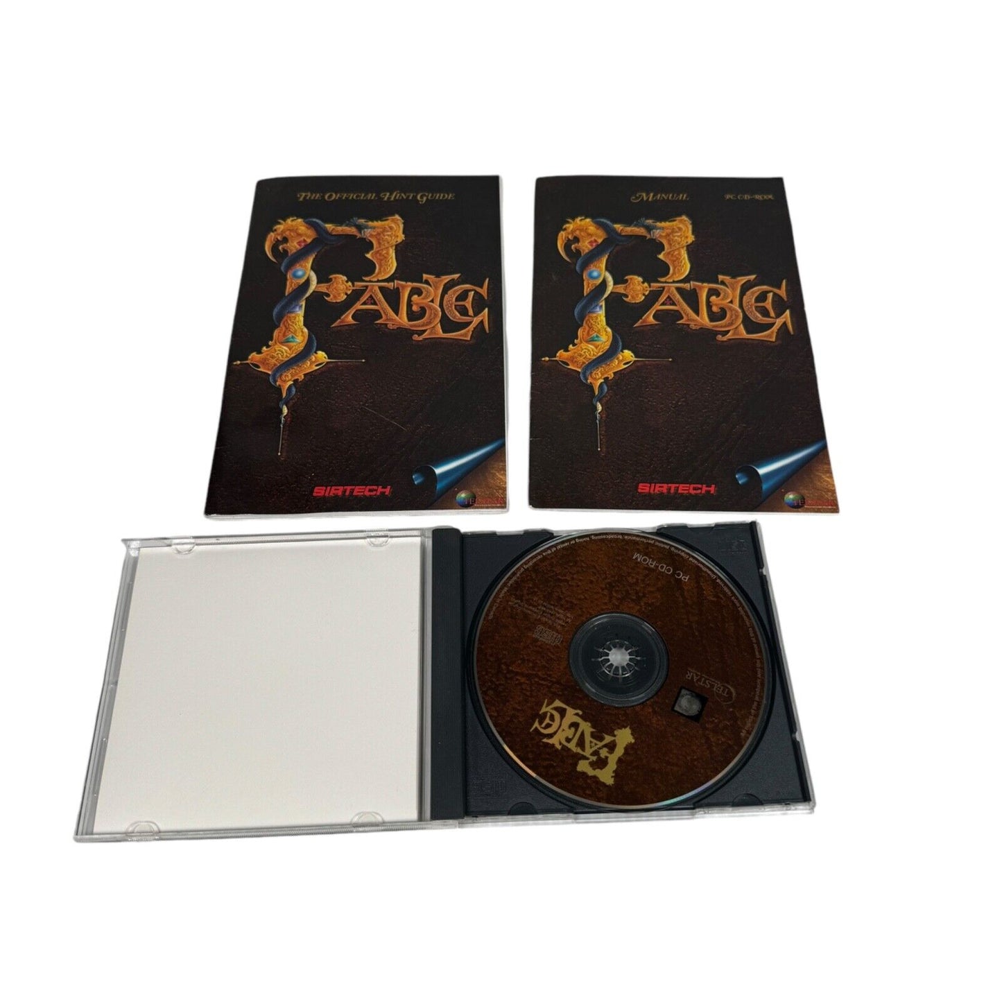 Fable VTG RPG PC Game with Hint Guide & Manual Sirtech